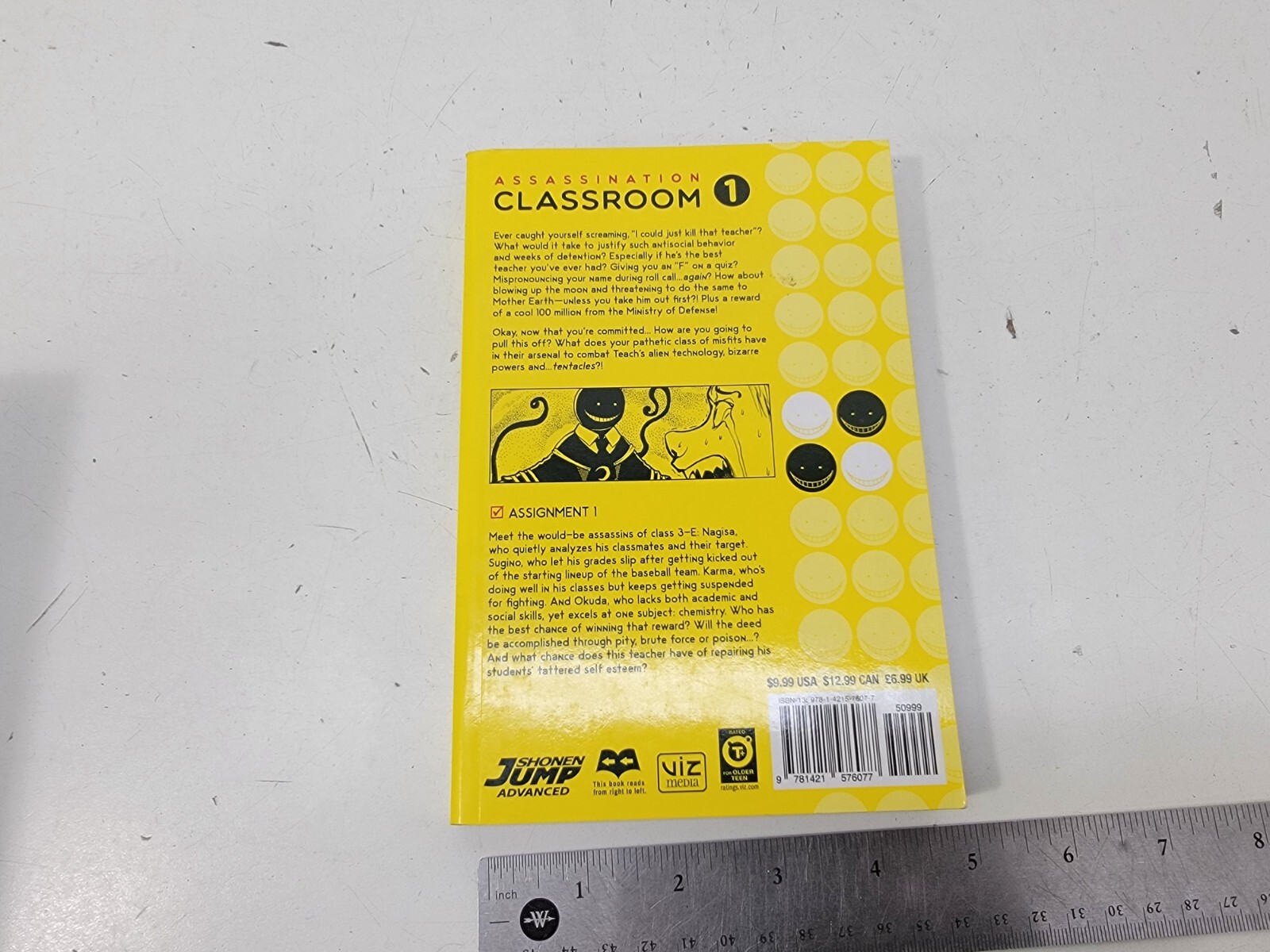 Assassination Classroom, Vol. 1 – Paperback By Matsui, Yusei – GOOD