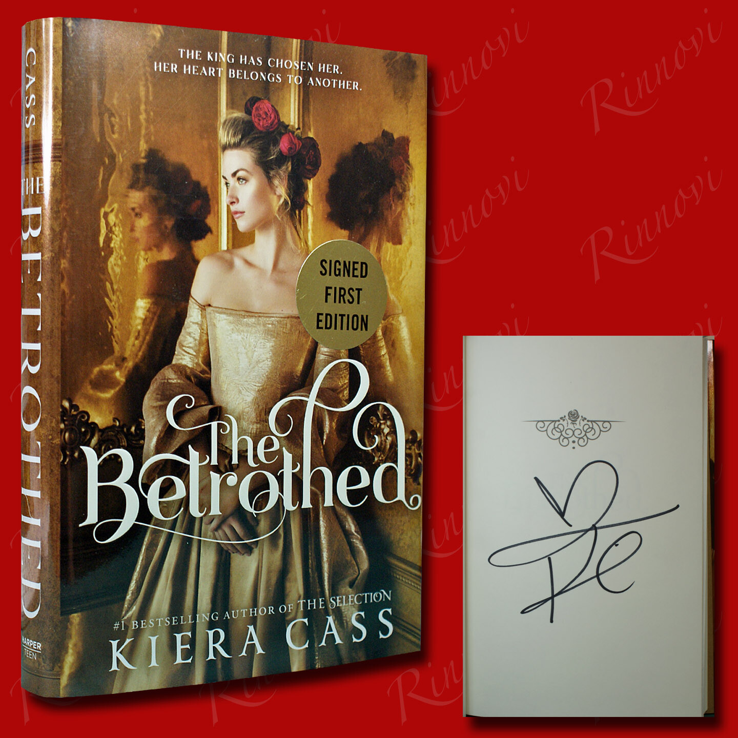 The Betrothed SIGNED Kiera Cass (2020,HC,1st/1st) BRAND NEW