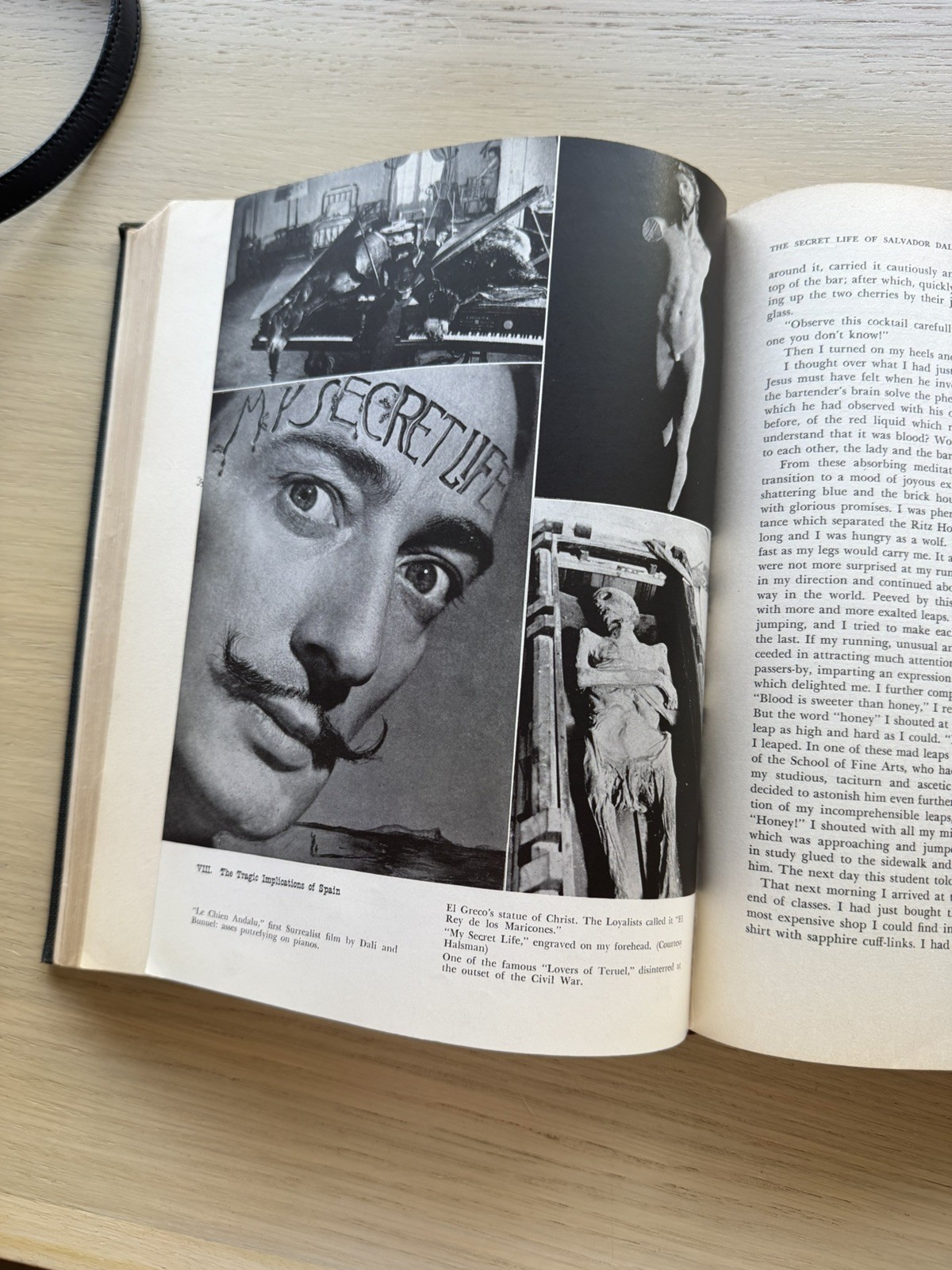 Salvador Dalí: The Secret Life of Salvador Dalí (1942) 1st Ed. – No Dust Jacket