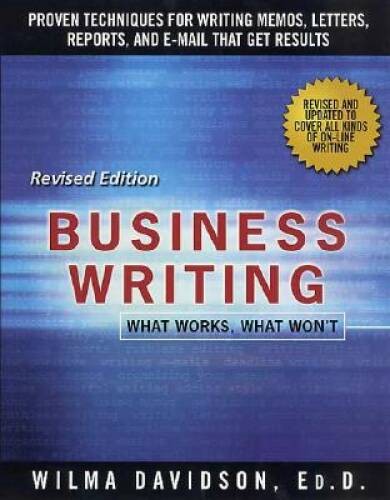 Business Writing: What Works, What Won’t – Paperback – ACCEPTABLE