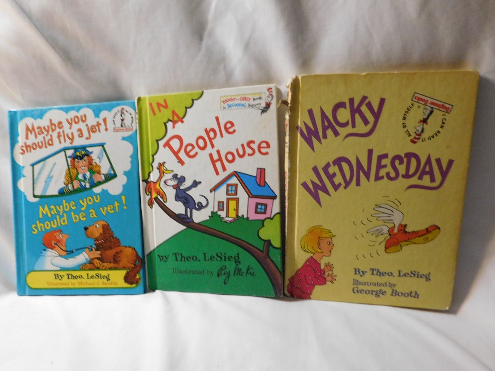 Dr. Seuss / Theo. LeSieg Books Lot of 3 Various Titles Vintage