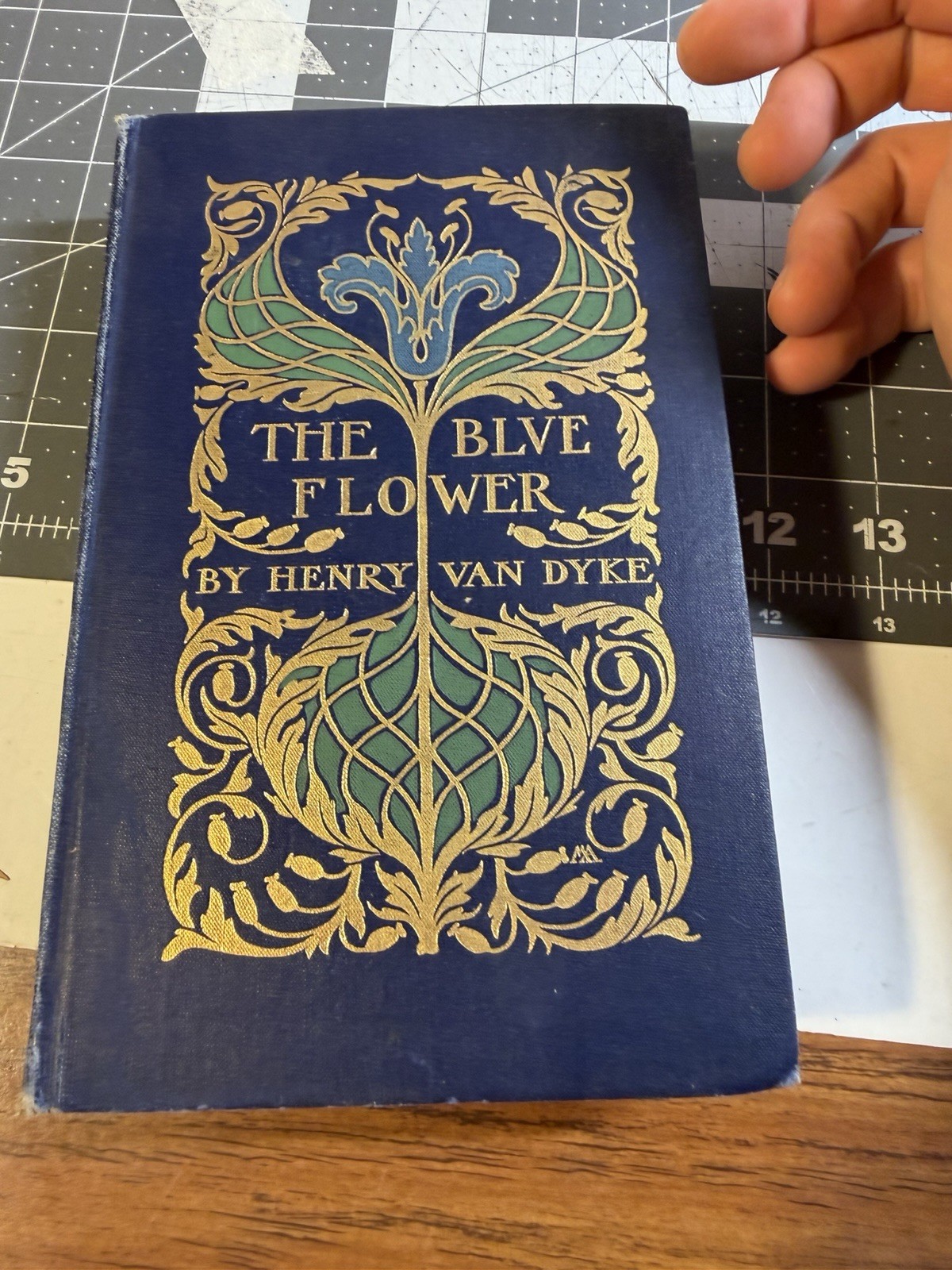 THE BLUE FLOWER by Henry Van Dyke 1902 hc ~ FIRST EDITION 1st ~ Blue Hardcover!
