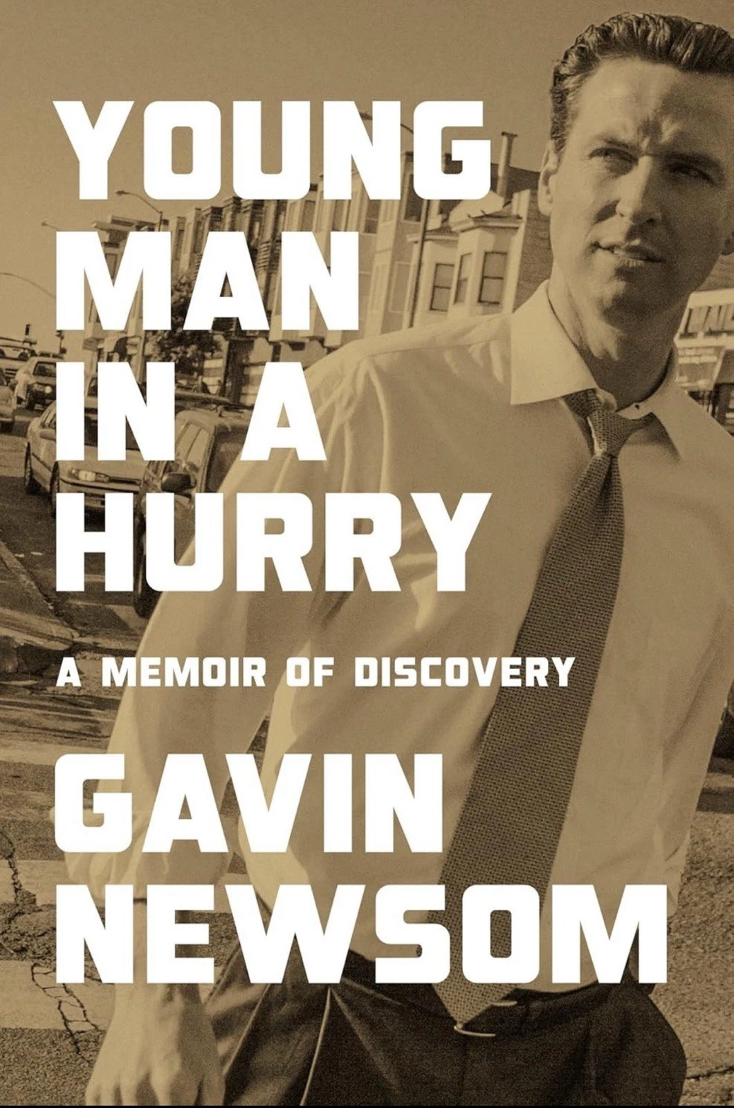 Gavin Newsom SIGNED BOOK Young Man in a Hurry FIRST EDITION Hardcover Ships Now