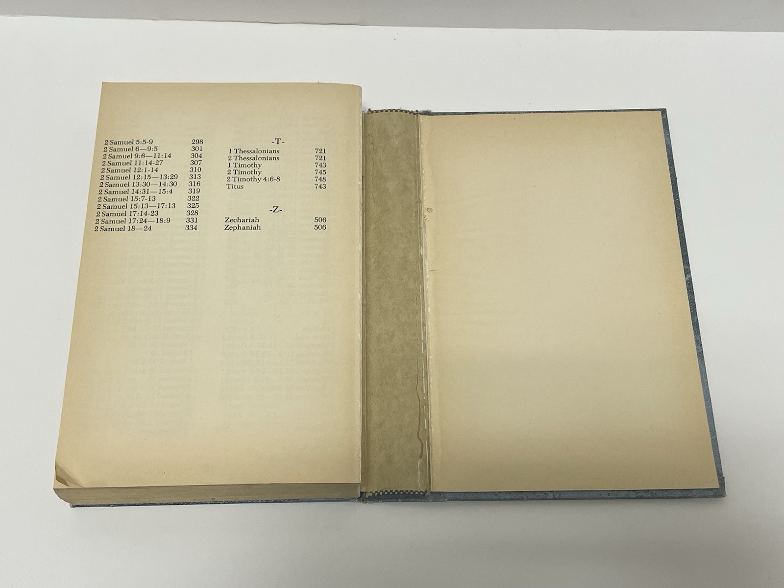 The Picture Bible 1978 Printing Blue Hardcover David C Cook BINDING NEEDS REPAIR