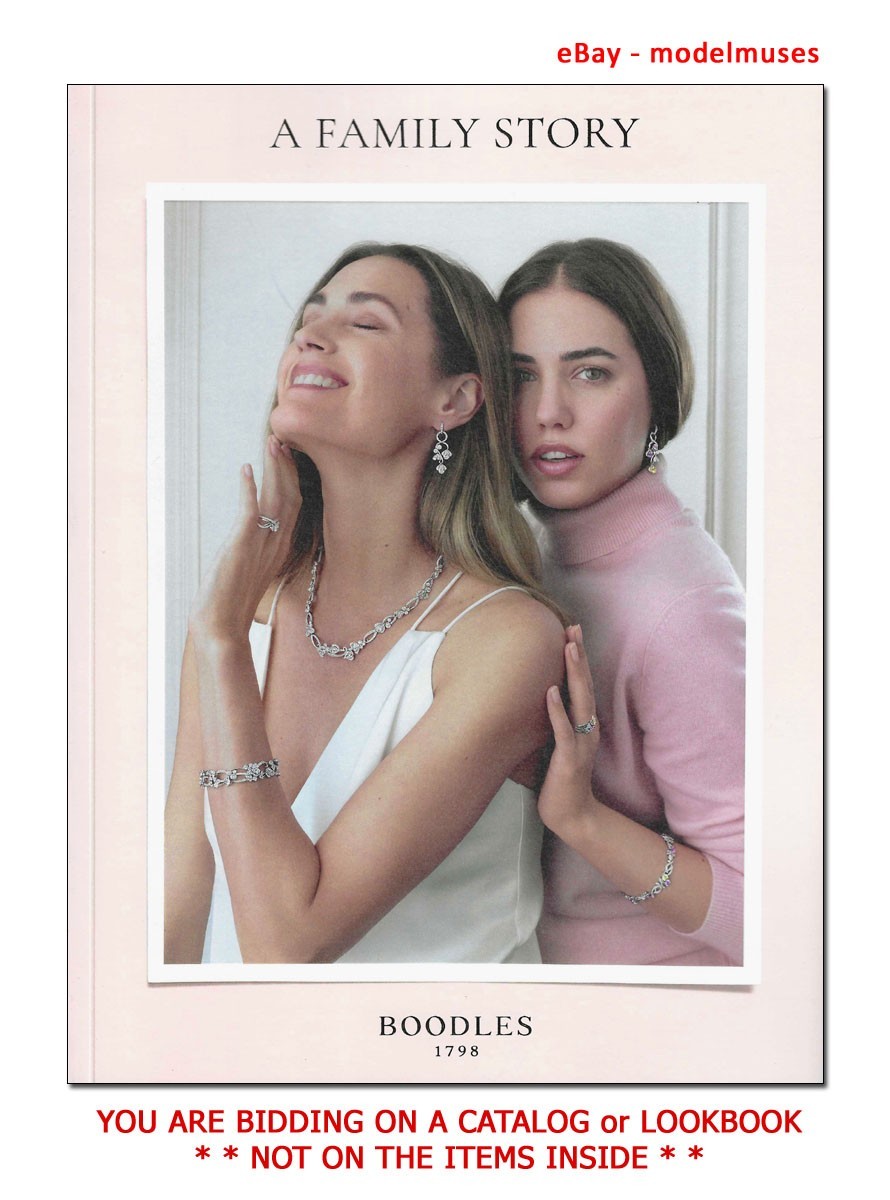 BOODLES Luxury Jewelry Softcover CATALOG 2020 YASMIN & AMBER LE BON- 106 Pages