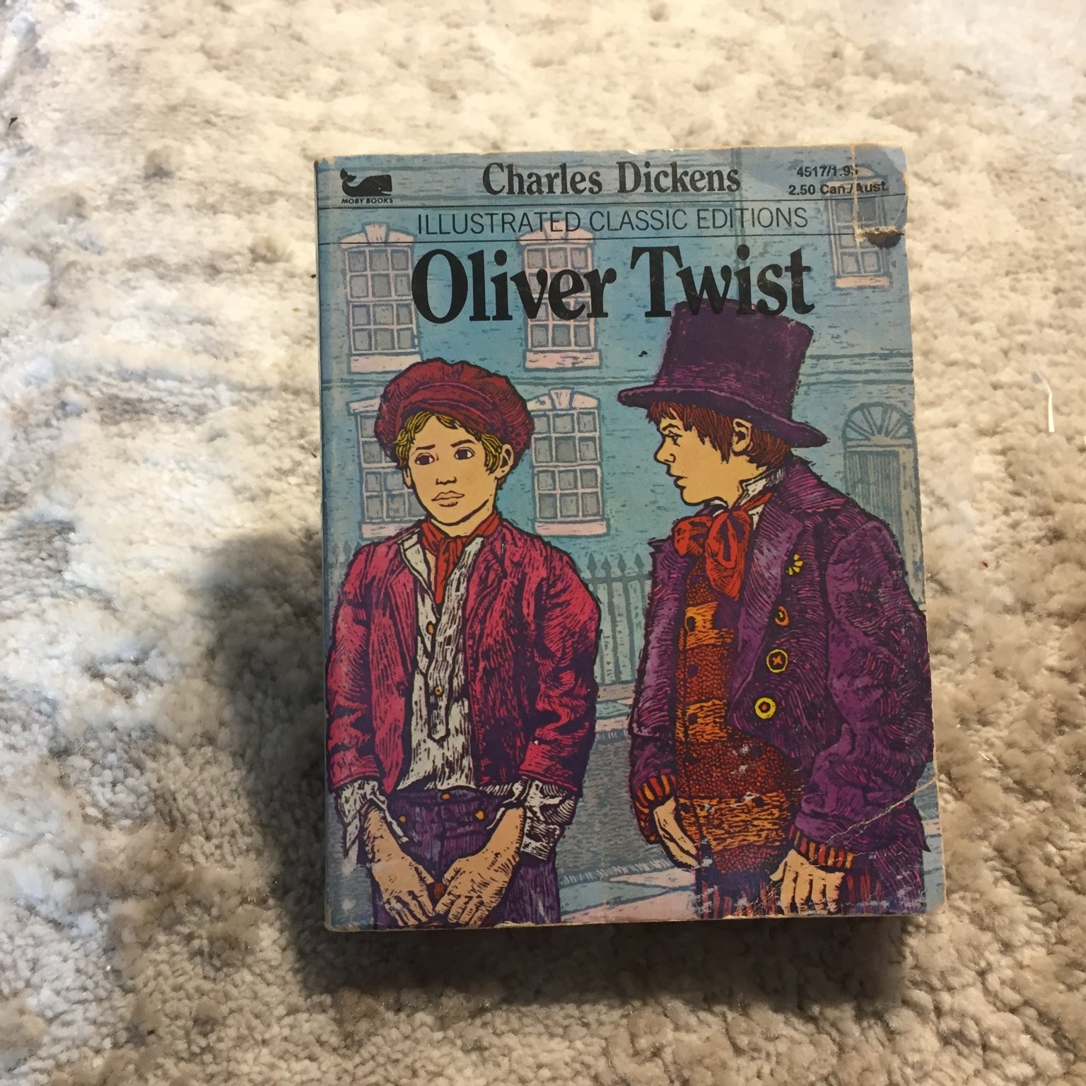 Oliver Twist Charles Dickens 1979 Illustrated Classic Young Readers Moby Books