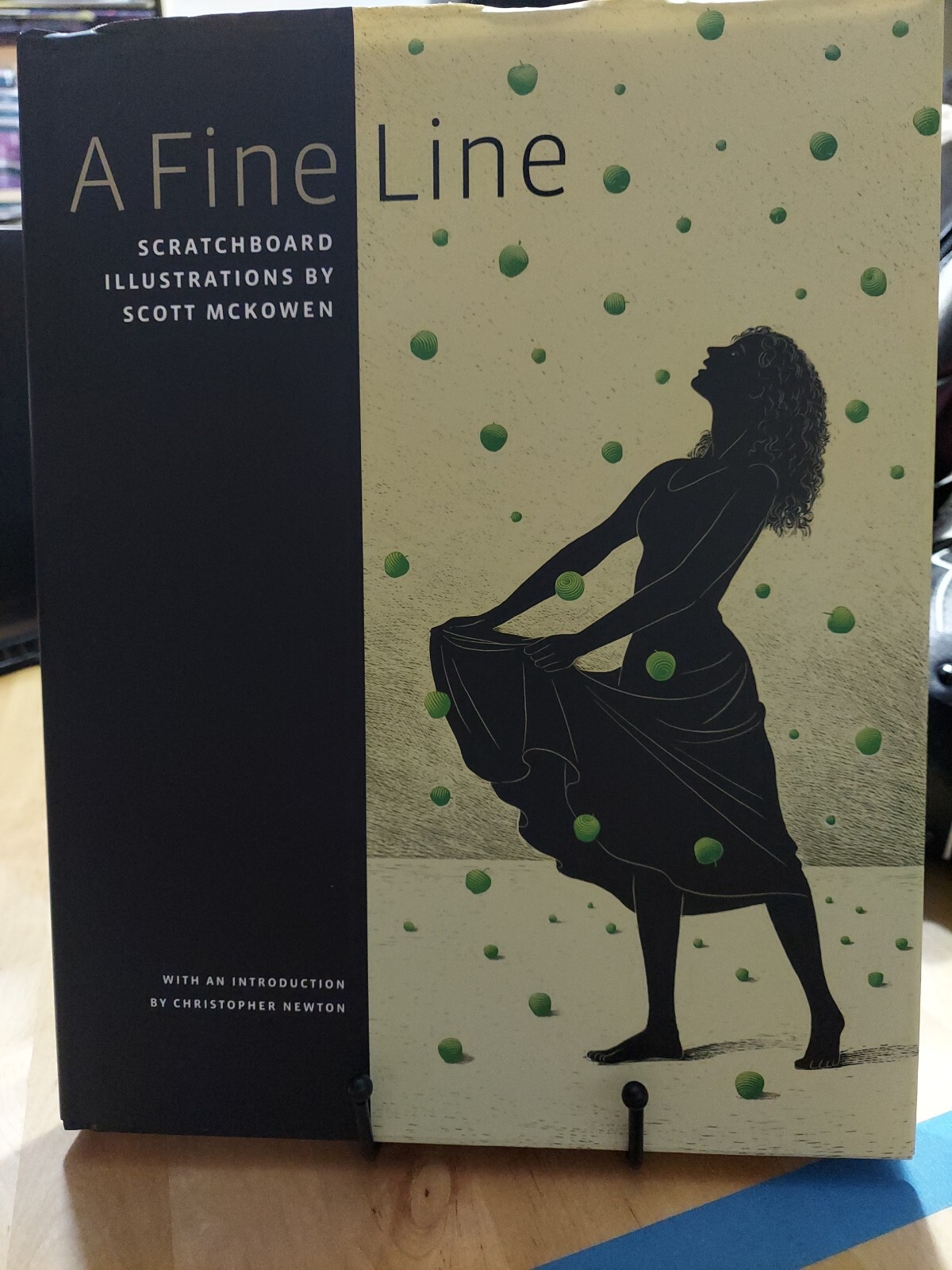 A FINE LINE: Scratchboard Illustrations by SCOTT MCKOWEN, Hardcover, Pre-owned