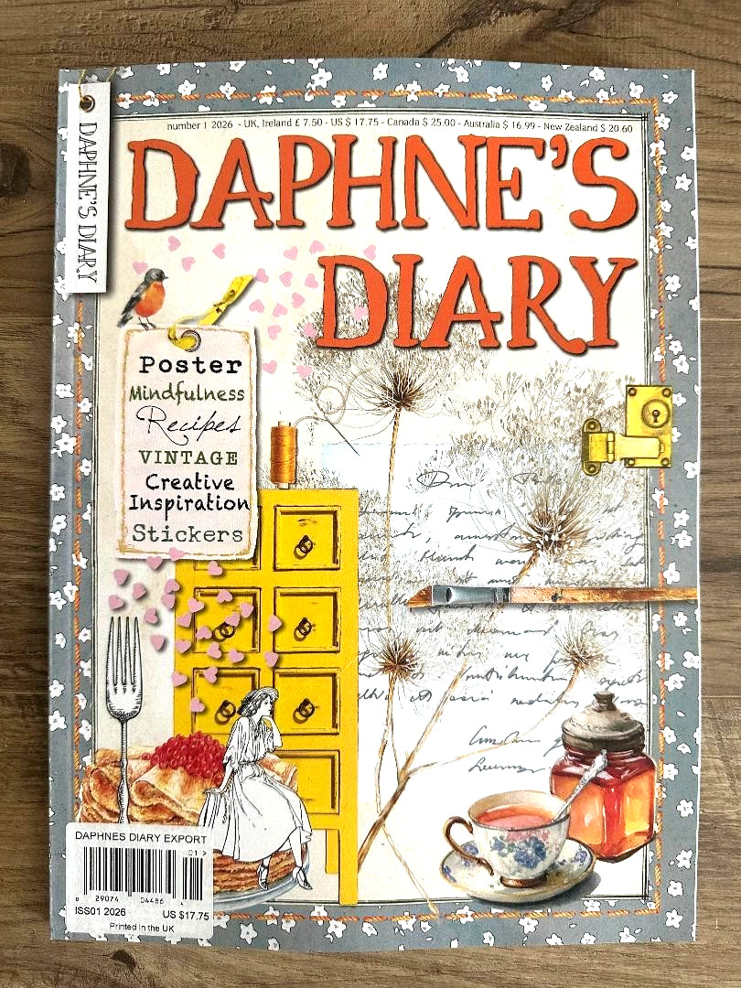 DAPHNE’S DIARY Number 1 2026 VINTAGE Stickers POSTER Mindfulness VALENTINES New