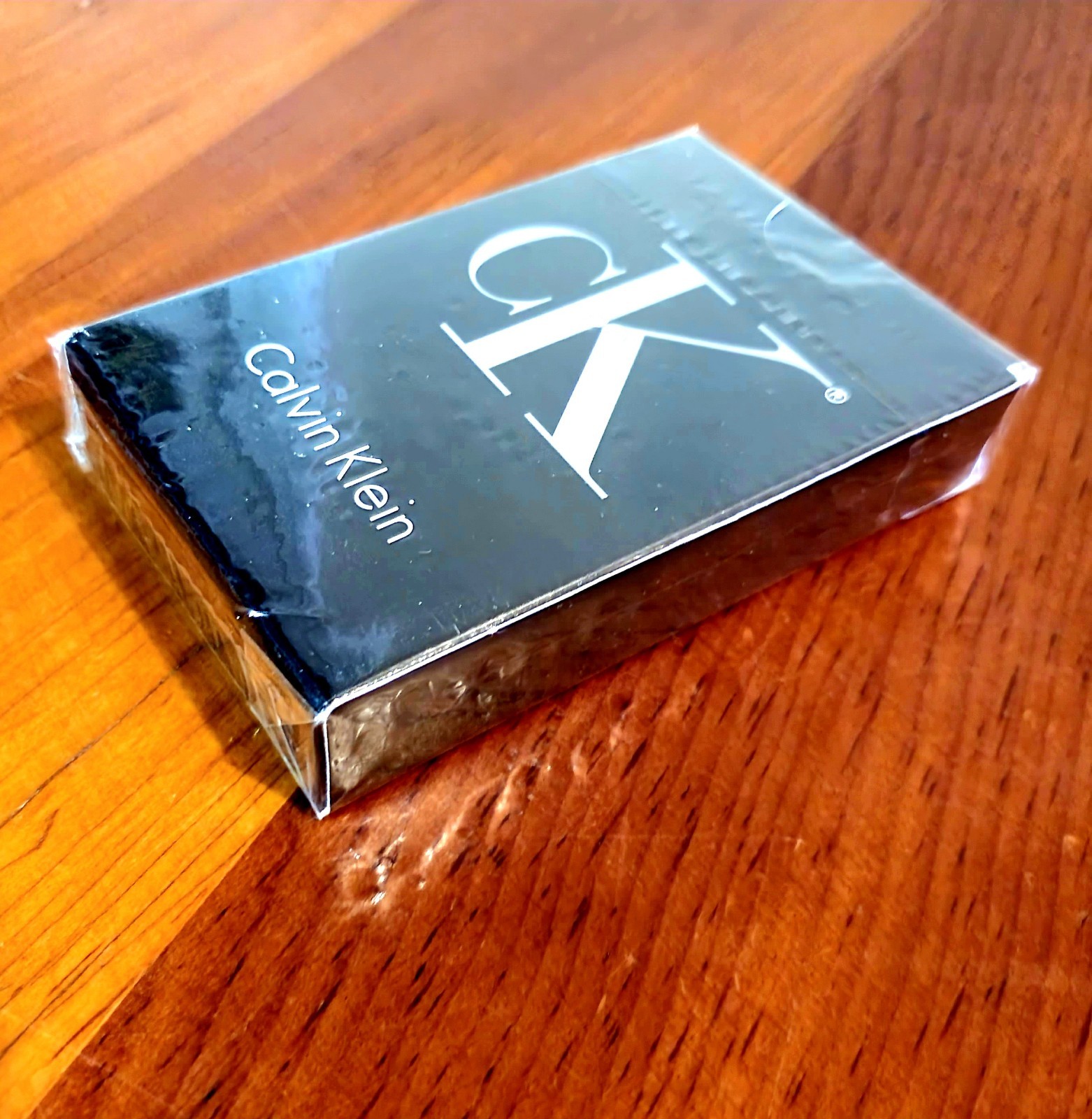 Vintage 1994 Calvin Klein CK Be One Black Deck Full 52 Playing Cards NEW SEALED