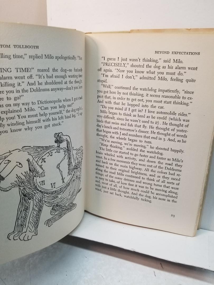 The Phantom Tollbooth by Norton Juster 1st Edition 1961 Hardcover Dust Jacket