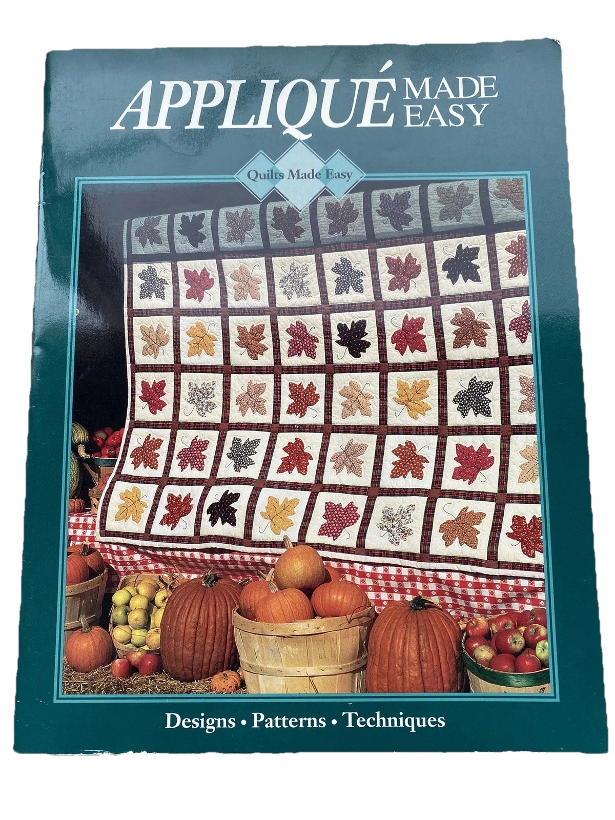 APPLIQUE MADE EASY-Quilts Made Easy-10 Patterns-48 pages-1994-Oxmoor House