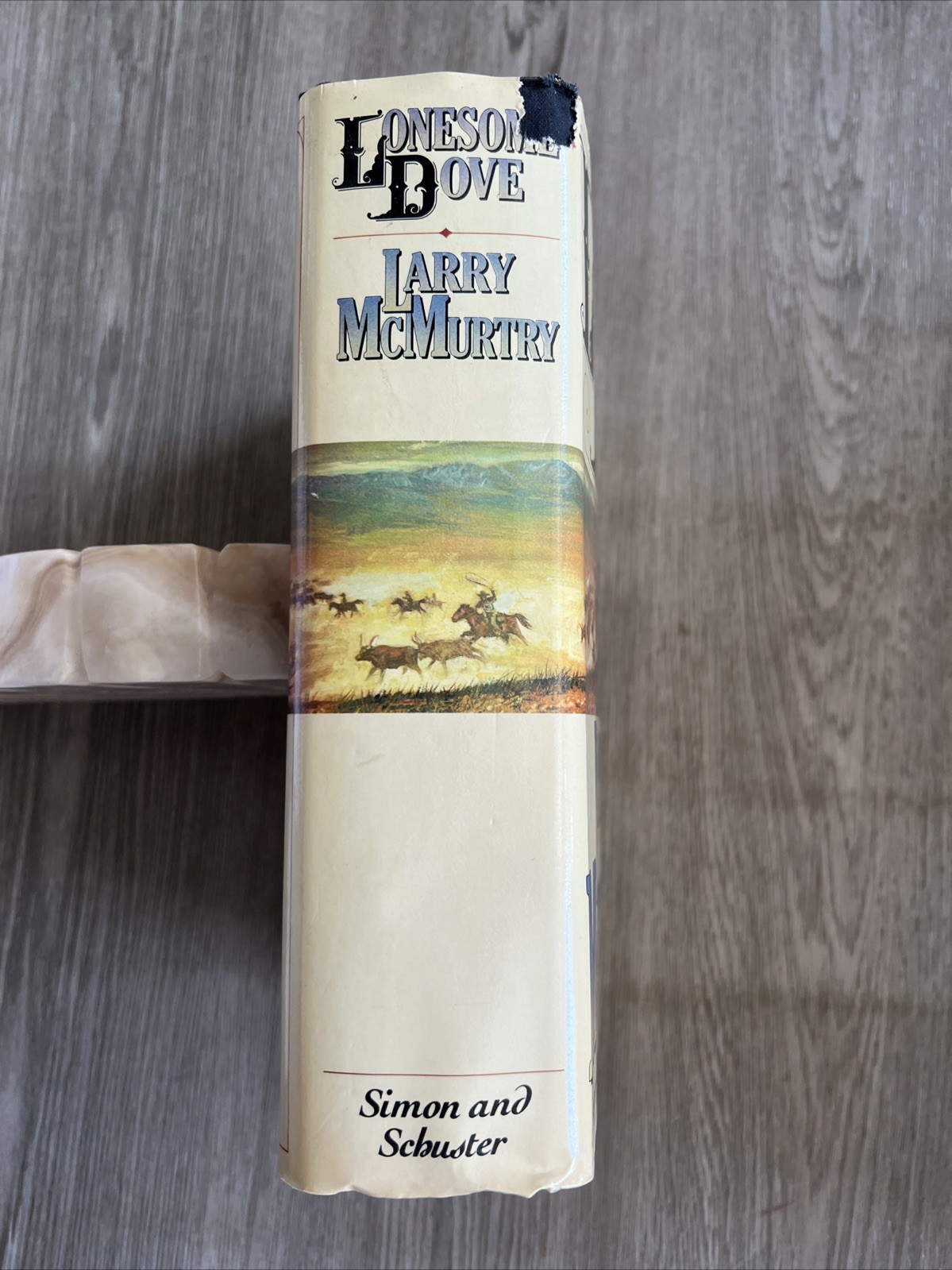 Lonesome Dove 1985 Larry McMurtry 1st Edition 6th Printing HC Book Typo Pg 621