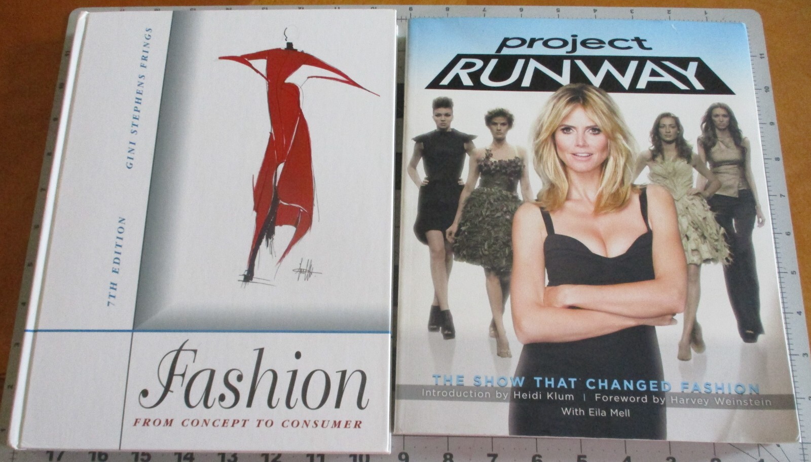 Lot of 2: Fashion Designer from concept to consumer Project Runway Heidi Klum