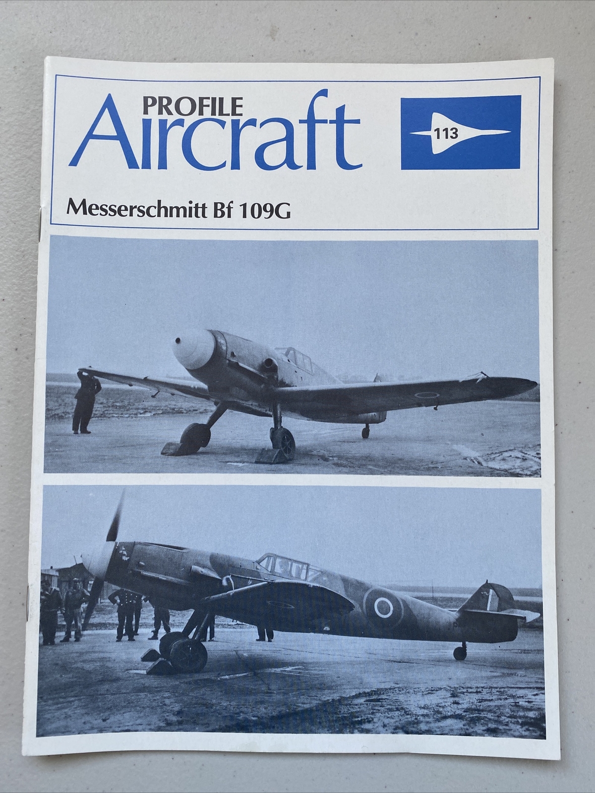 VINTAGE PROFILE AIRCRAFT WWII AIRPLANE MAGAZINE MESSERSCHMITT BF 109G
