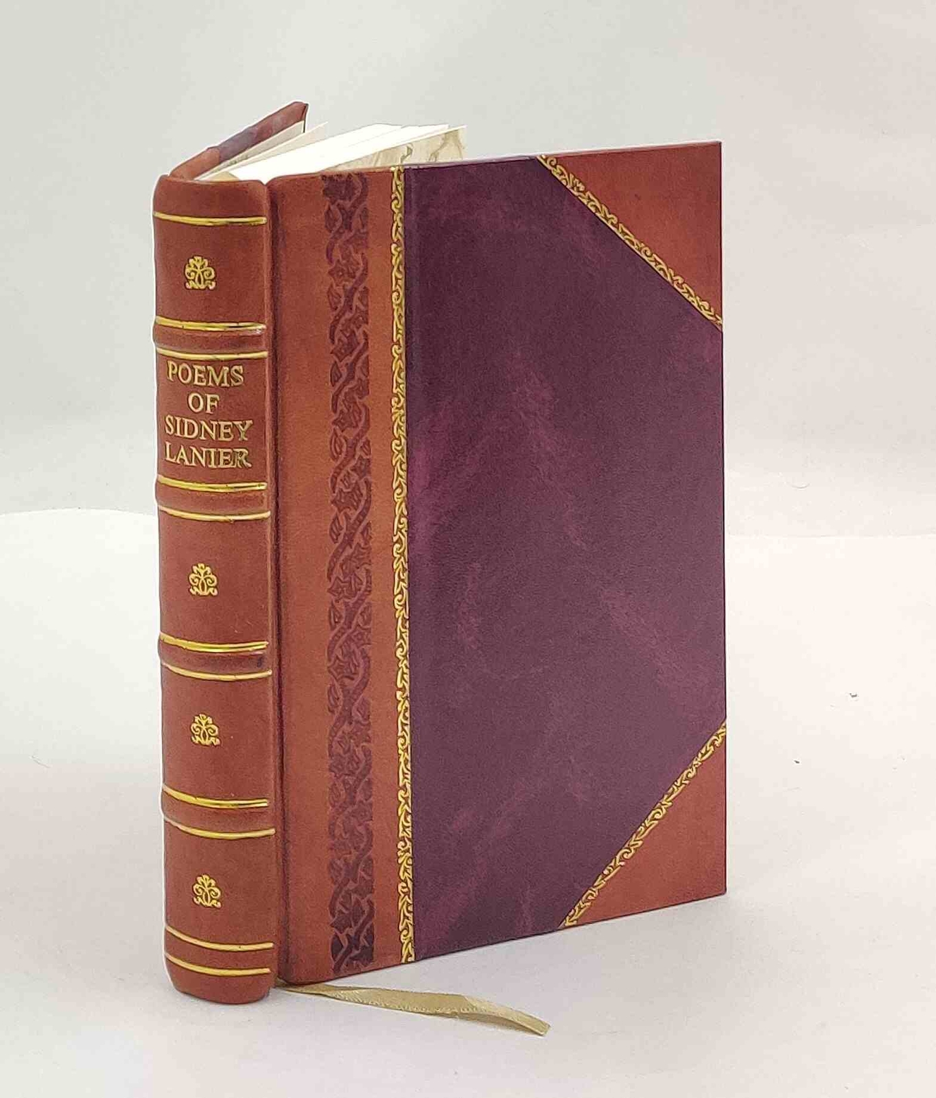 Poems of Sidney Lanier, 1920 by Lanier, Sidney [Leather Bound]