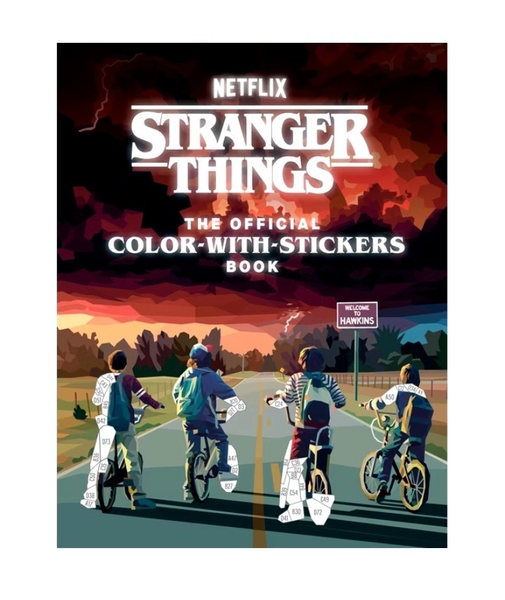 ? Stranger Things: the Official Color-With-Stickers Book?️AS SHOWN?