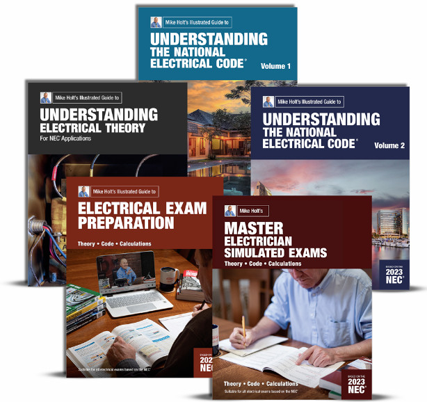 Mike Holt’s 2023 Master Exam Preparation Book Package with Digital Answer Key