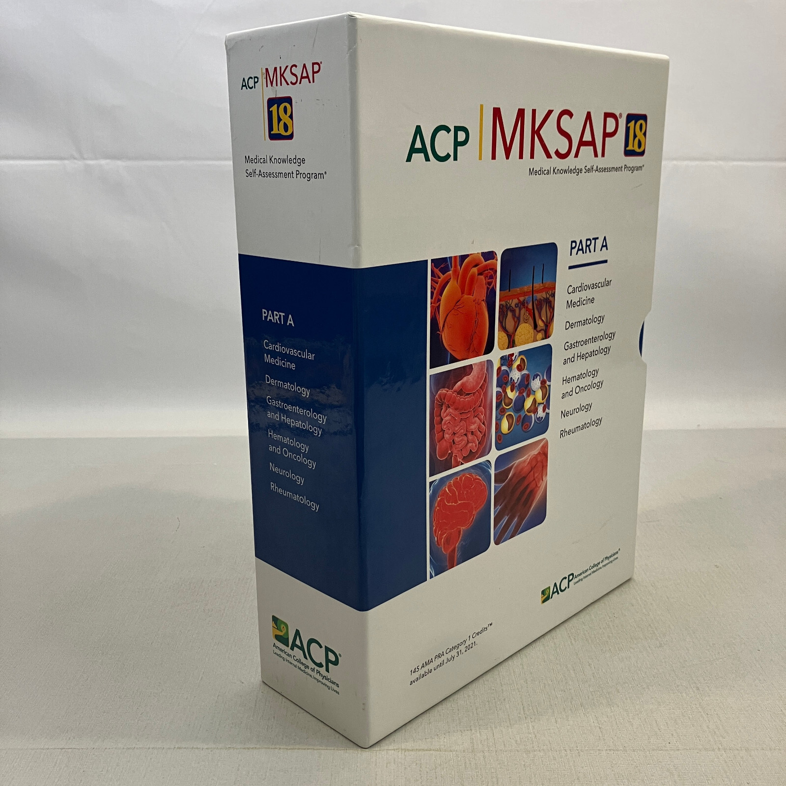 ACP MKSAP 18 Part A from American College of Physicians 2018 6 TPB Book Box Set
