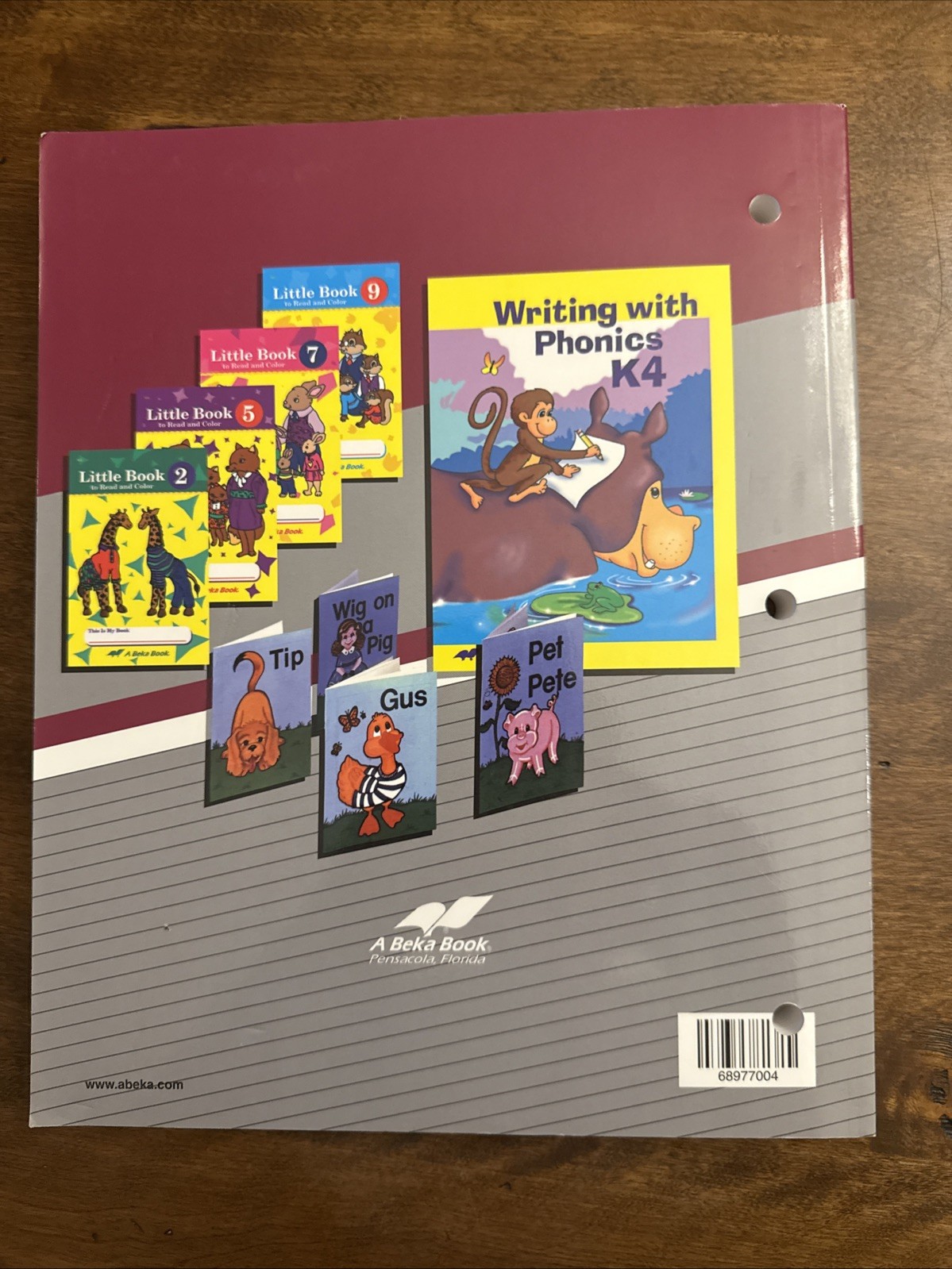 Abeka Phonics reading and writing curriculum K4 includes seatwork Paperback