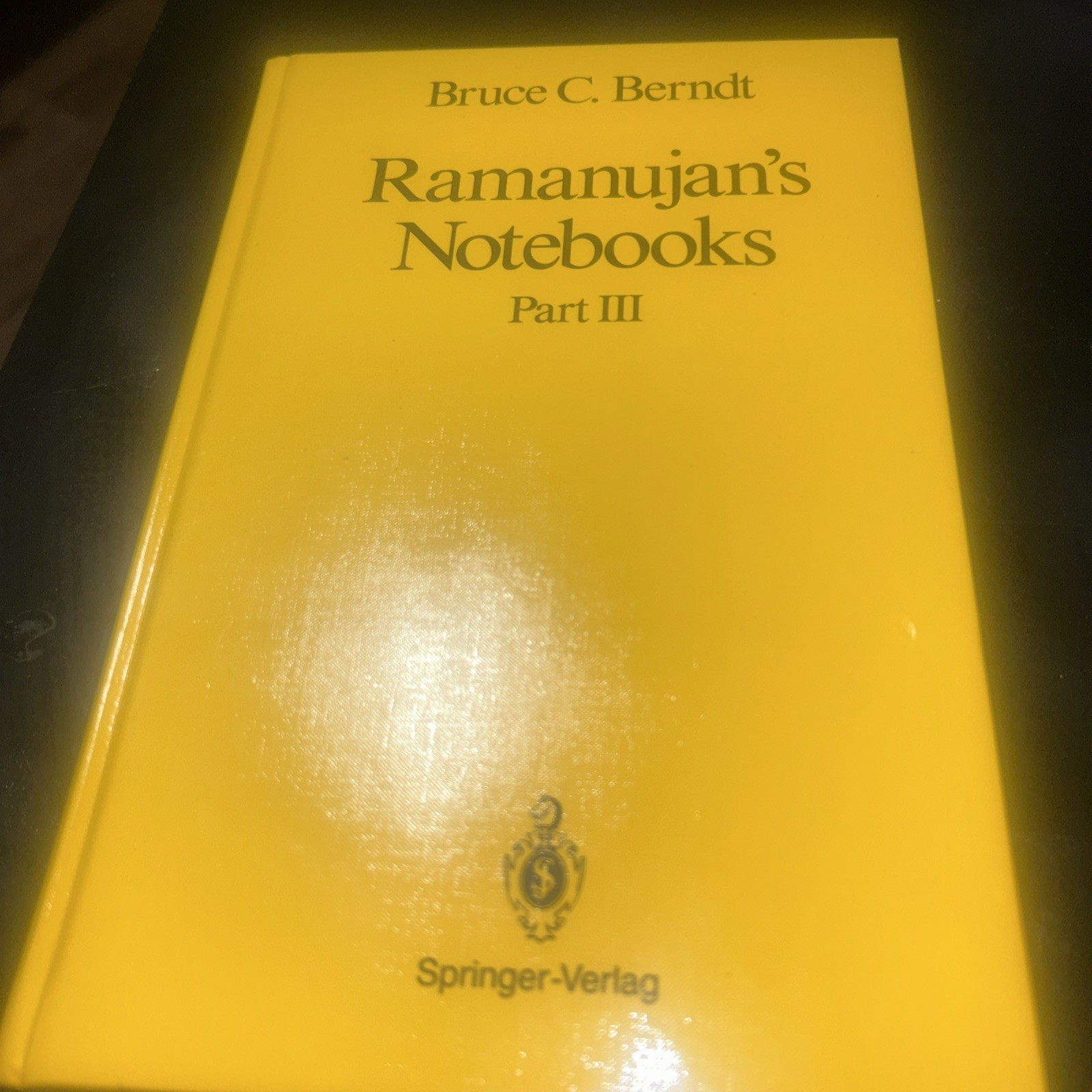 Ramanujan’s Notebooks: Part III by Bruce C Berndt:
