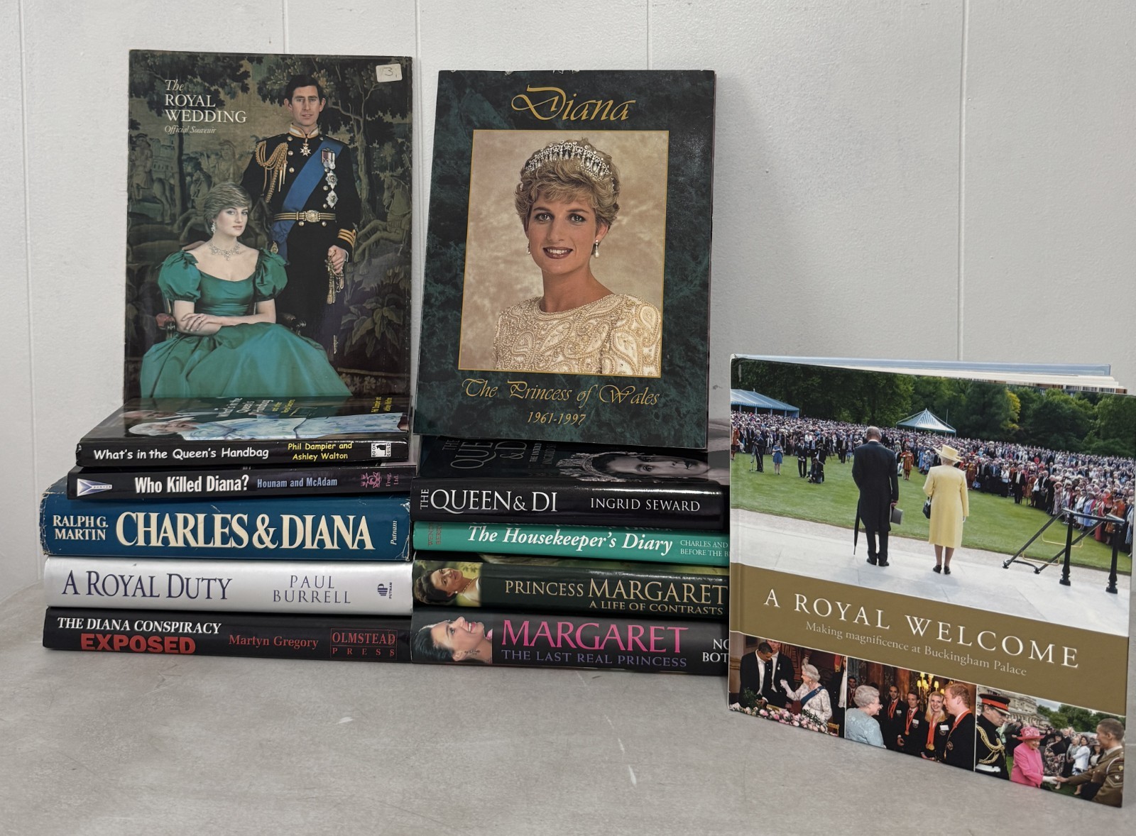 Lot of 12 British Royal Biography Books