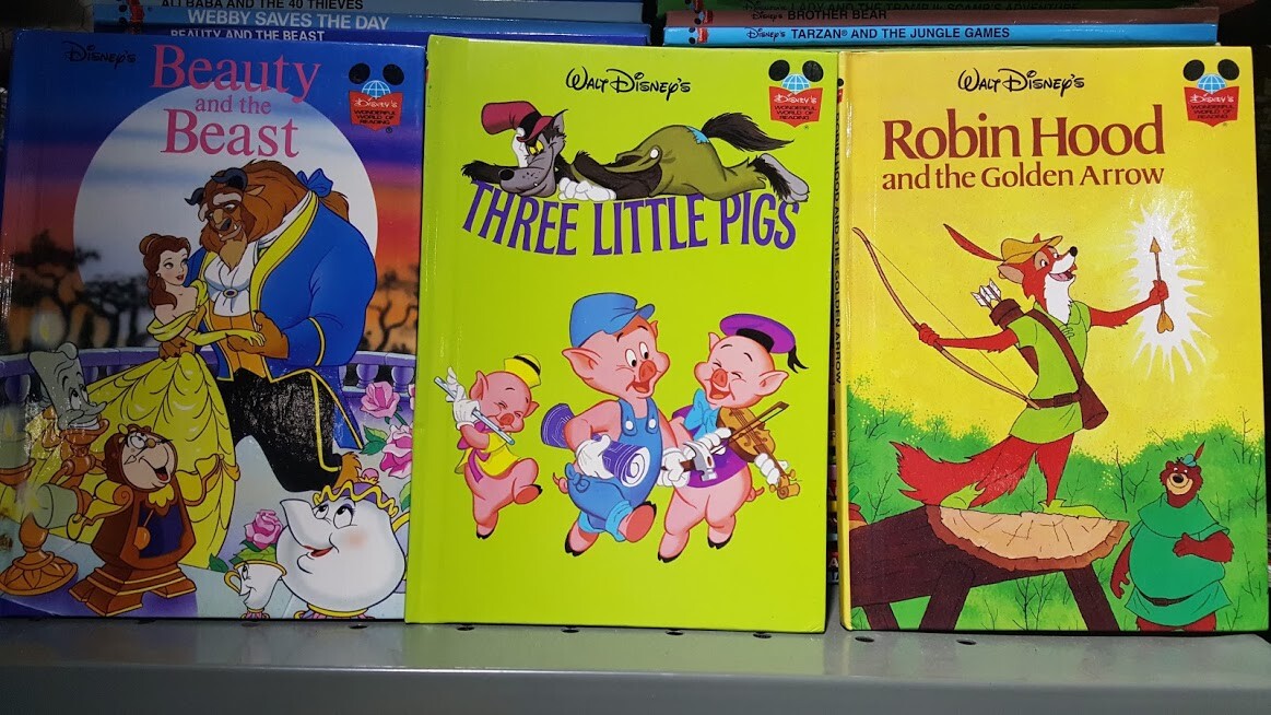 Lot of 10 Disney’s Wonderful World of Reading Hardcover Children’s Books Random