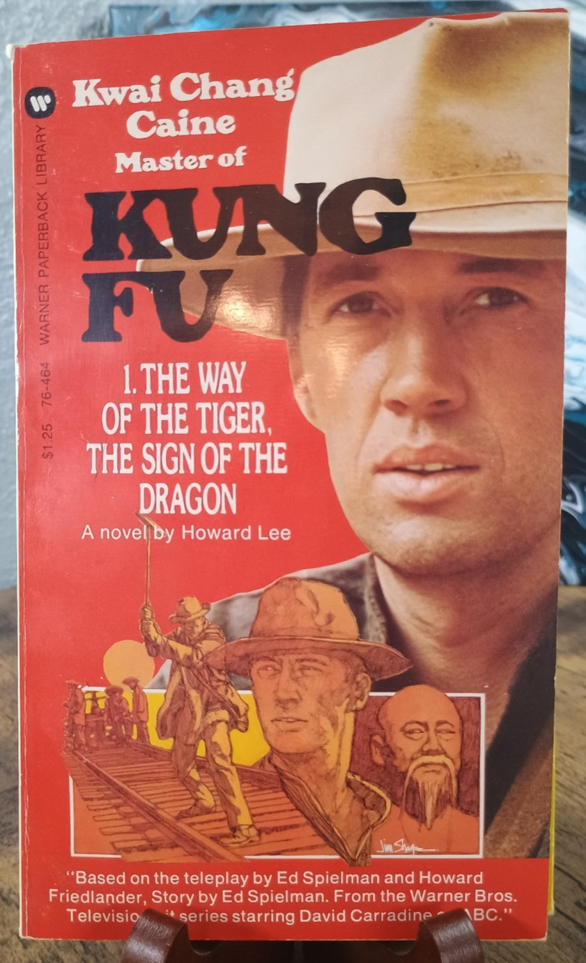 *1973* Vintage tv KUNG FU #1 CAINE PB | 1st Print | David Carradine Cover