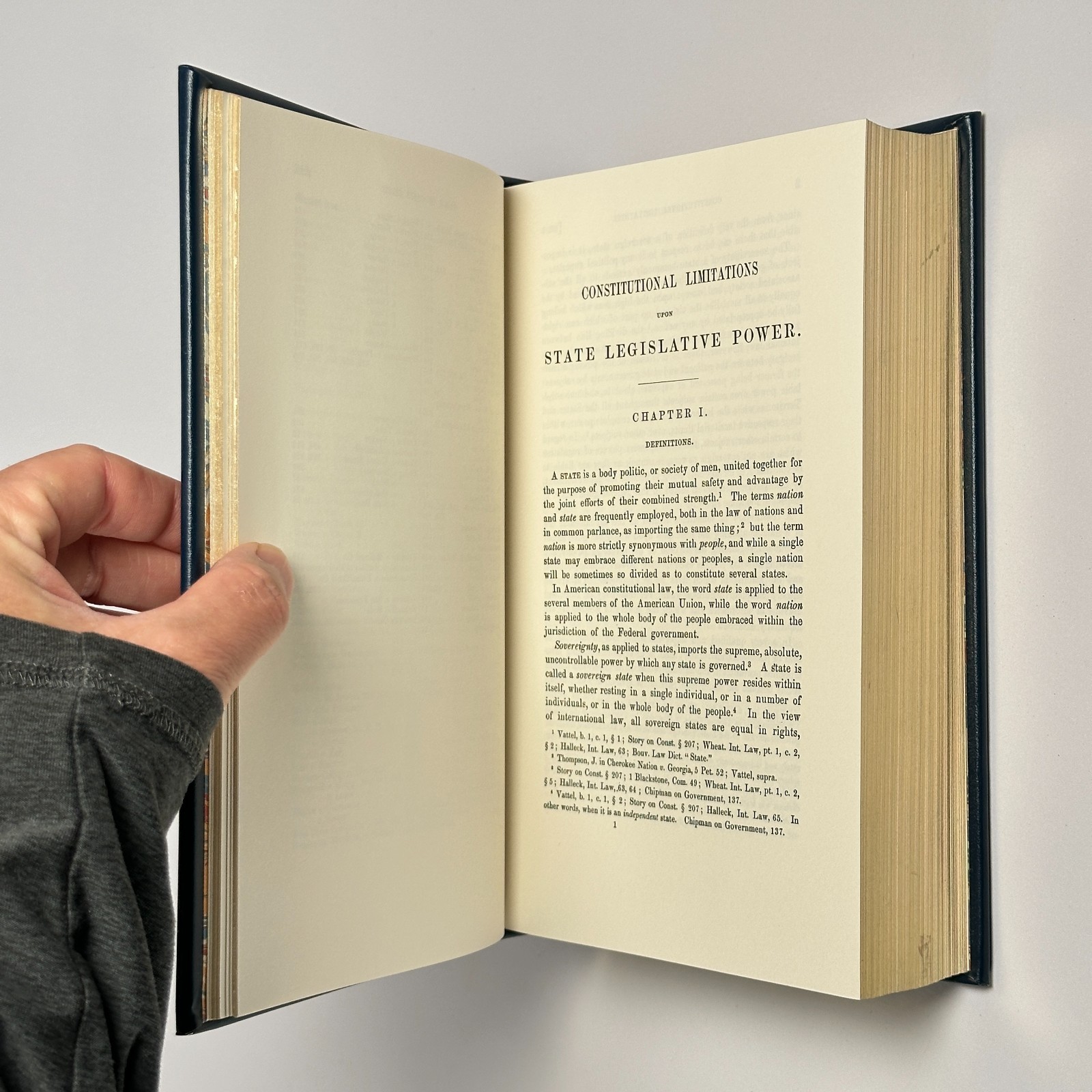Legal Classics Library “Constitutional Limitations” Cooley (1987, Full Leather)