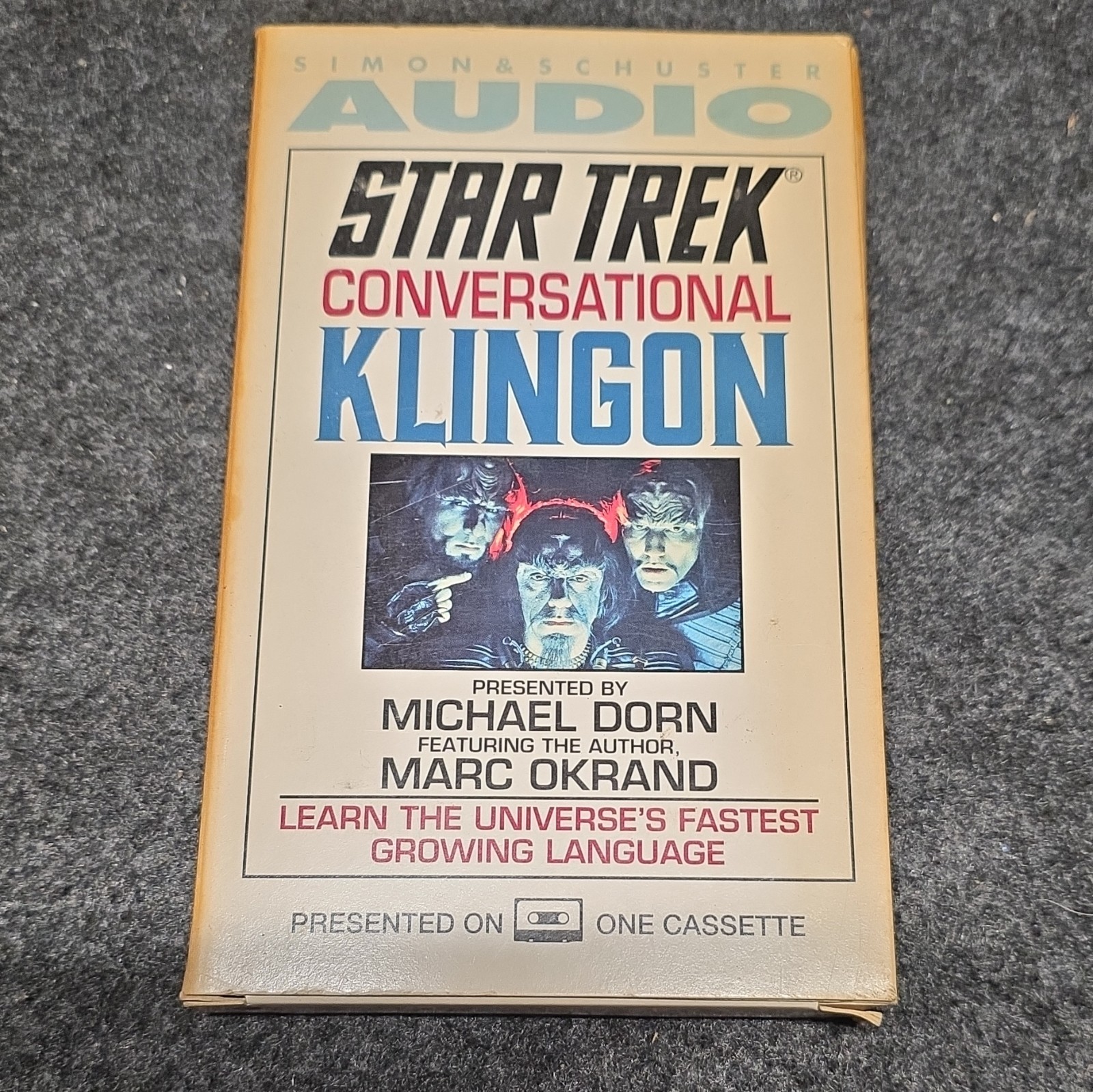Simon & Schuster Audio Star Trek Conversational Klingon Cassette Dorn 60 Min
