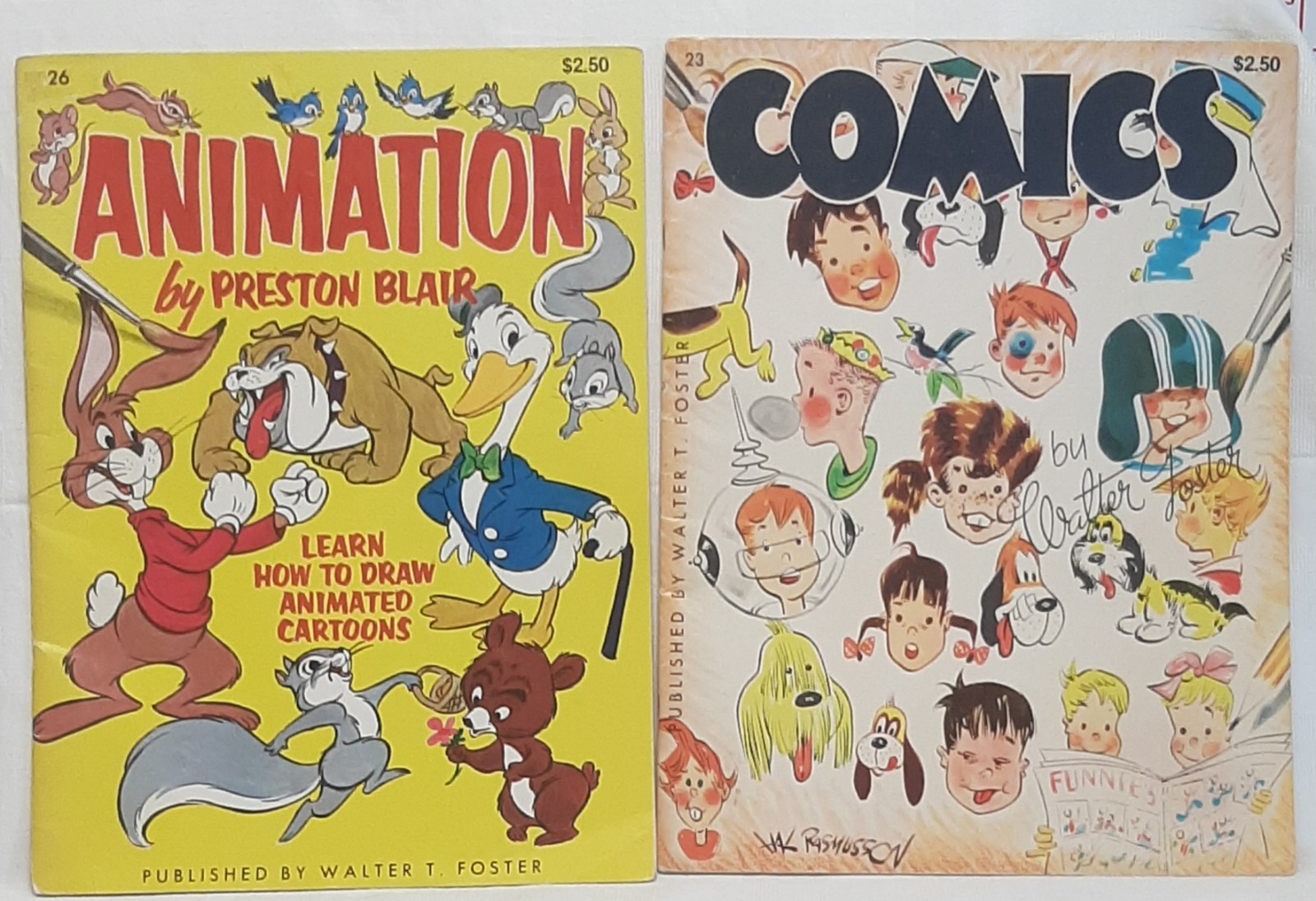 ANIMATION by Preston Blair & COMICS by Hal Rasmusson 1950’S