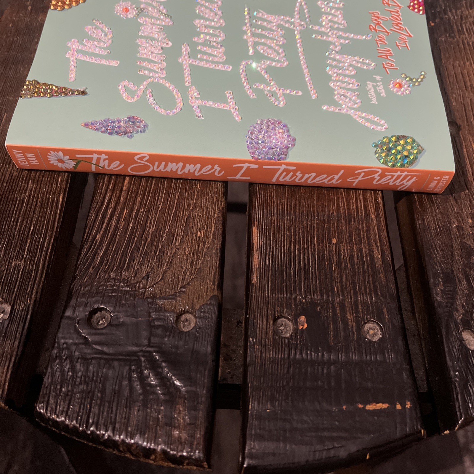 The Summer I Turned Pretty Bedazzled Rhinestone Paperback Book Custom BookTok