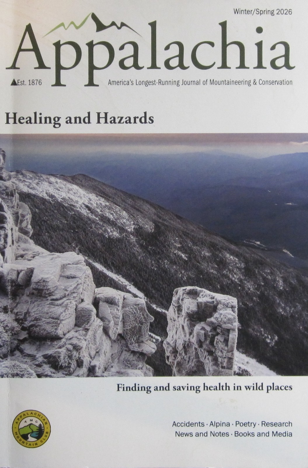 APPALACHIA MAGAZINE WINTER/SPRING 2026 – HEALING AND HAZARDS