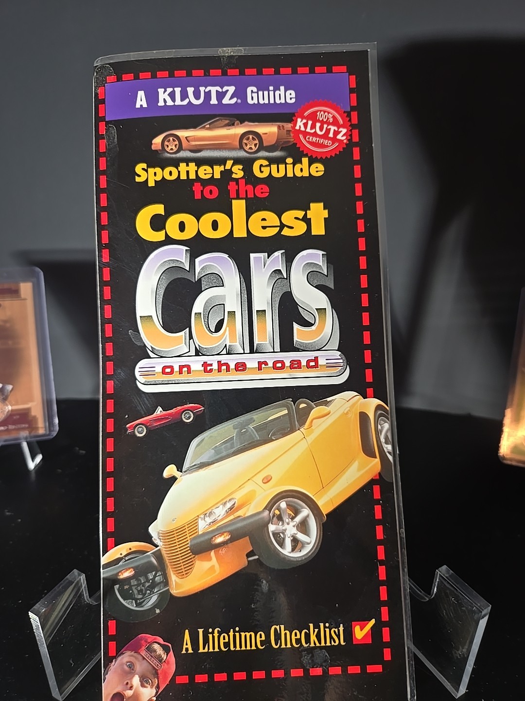 Klutz Coolest Cars on the Road Spotter’s Guide Book 1999 Lifetime Checklist