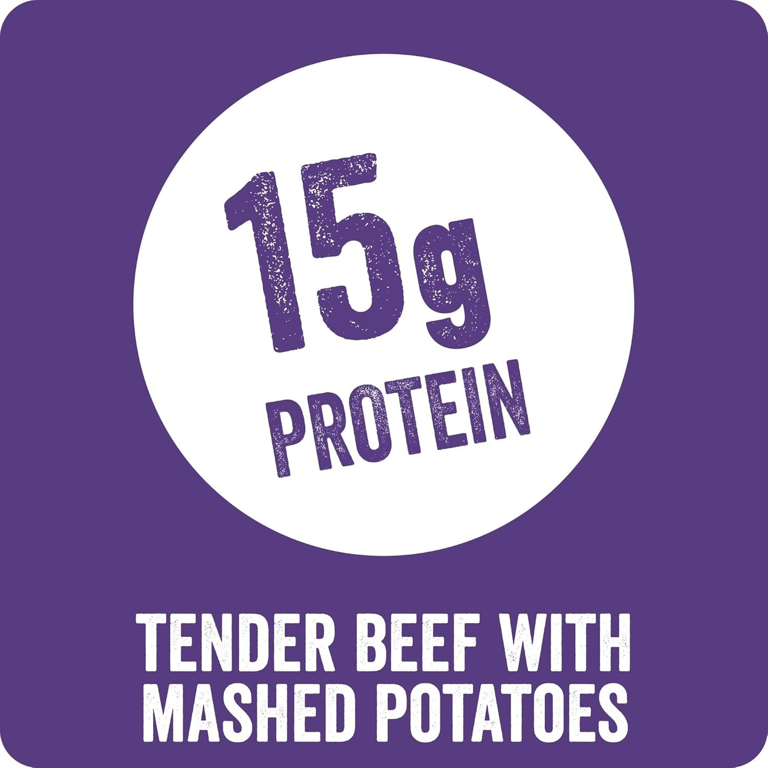 Delectable Tender Beef & Mashed Potatoes Microwave Tray, 9 oz – Family Favorite