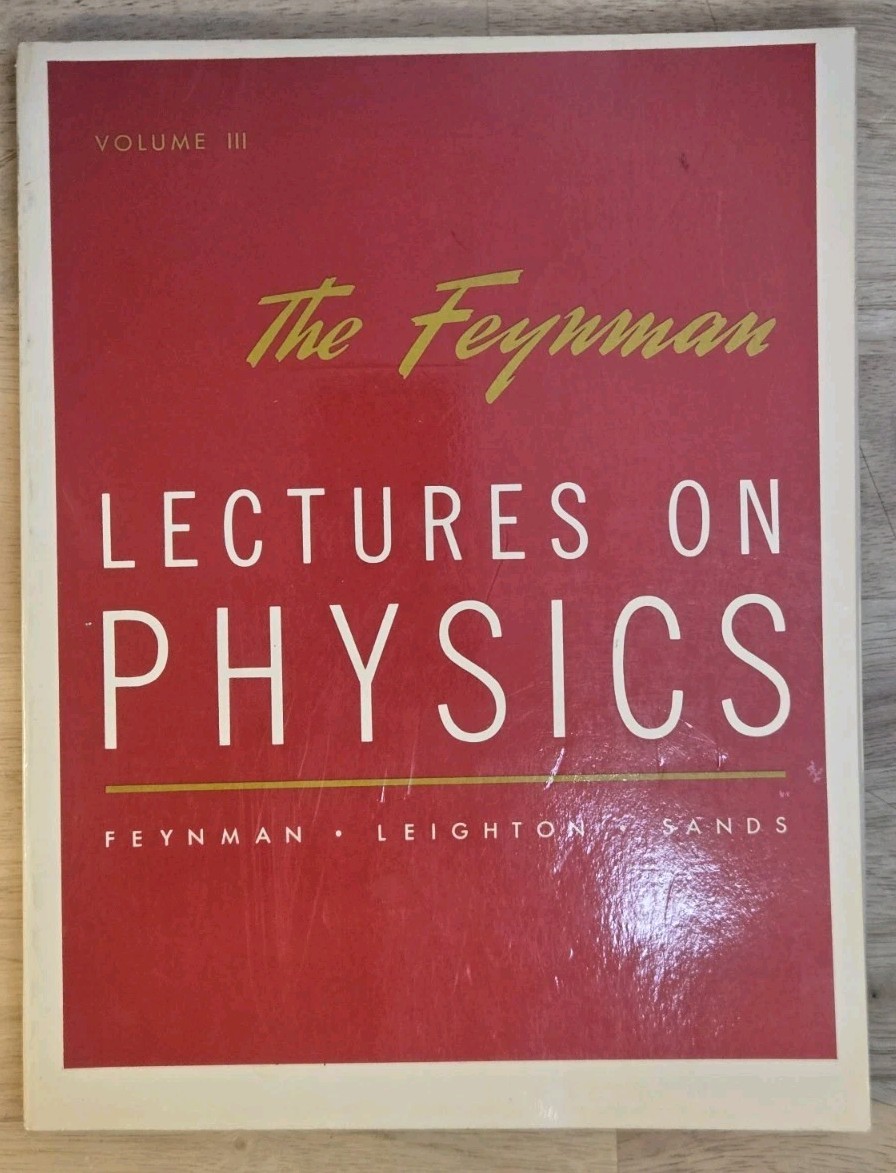 The Feynman Lectures on Physics Complete 3 Volume Set Lot Richard Feynman PB