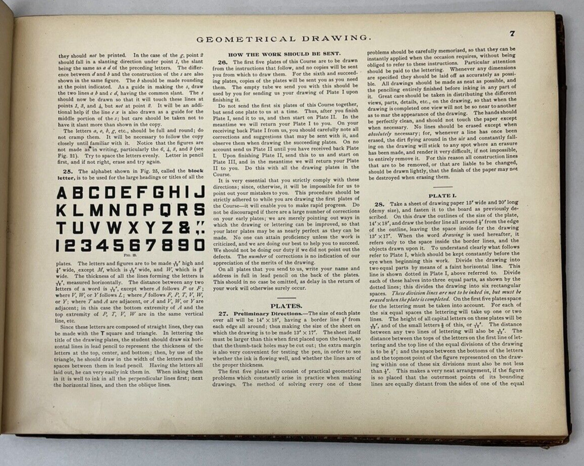 The Elements of Mechanical & Electrical Engineering: Mechanical Drawing 1898