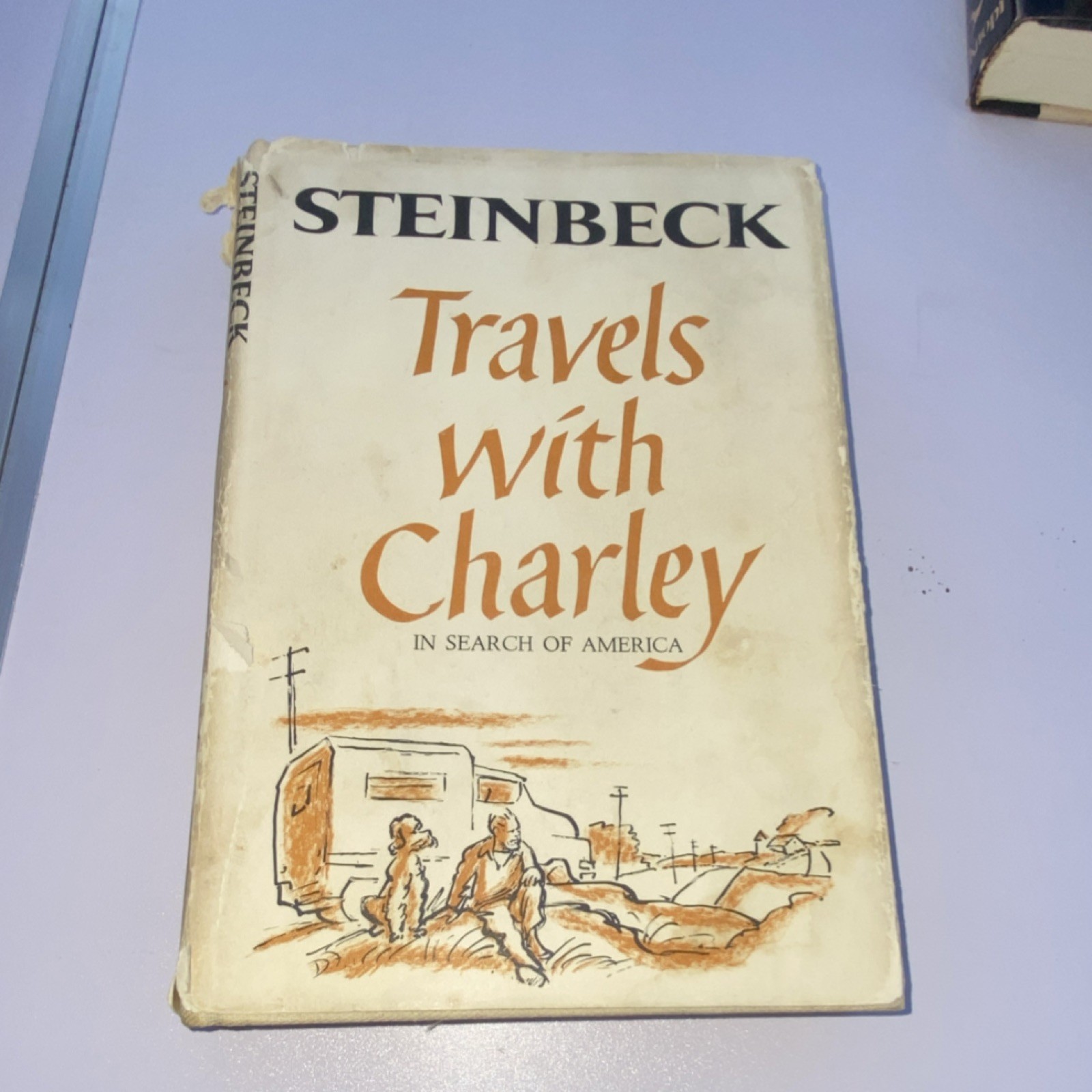 John Steinbeck Travels With Charley Viking 1962 Hardcover Book