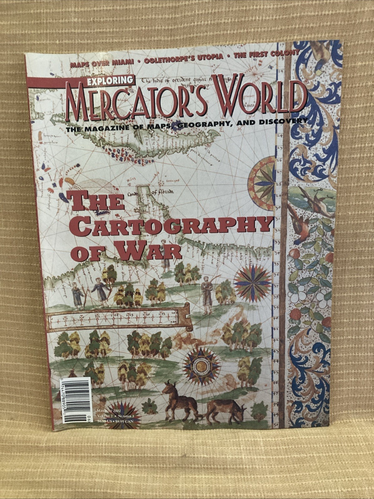 Mercator’s World Magazines 2002 Volume 7 Number 1-6 Maps, Atlases, Globes