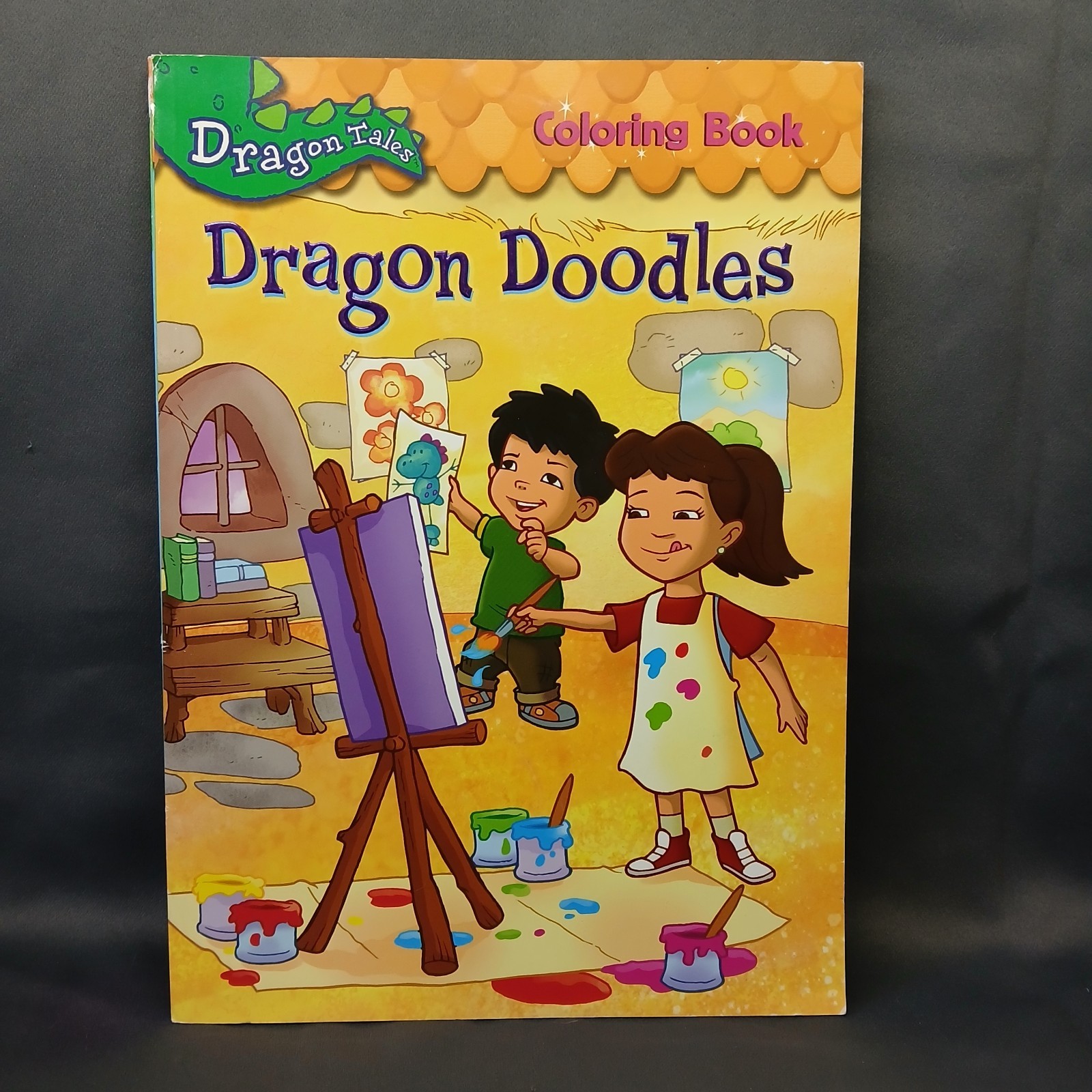 Vintage 2004 Dragon Tales ” Dragon Doodles ” Coloring Book Rare Y2K Clean Pages