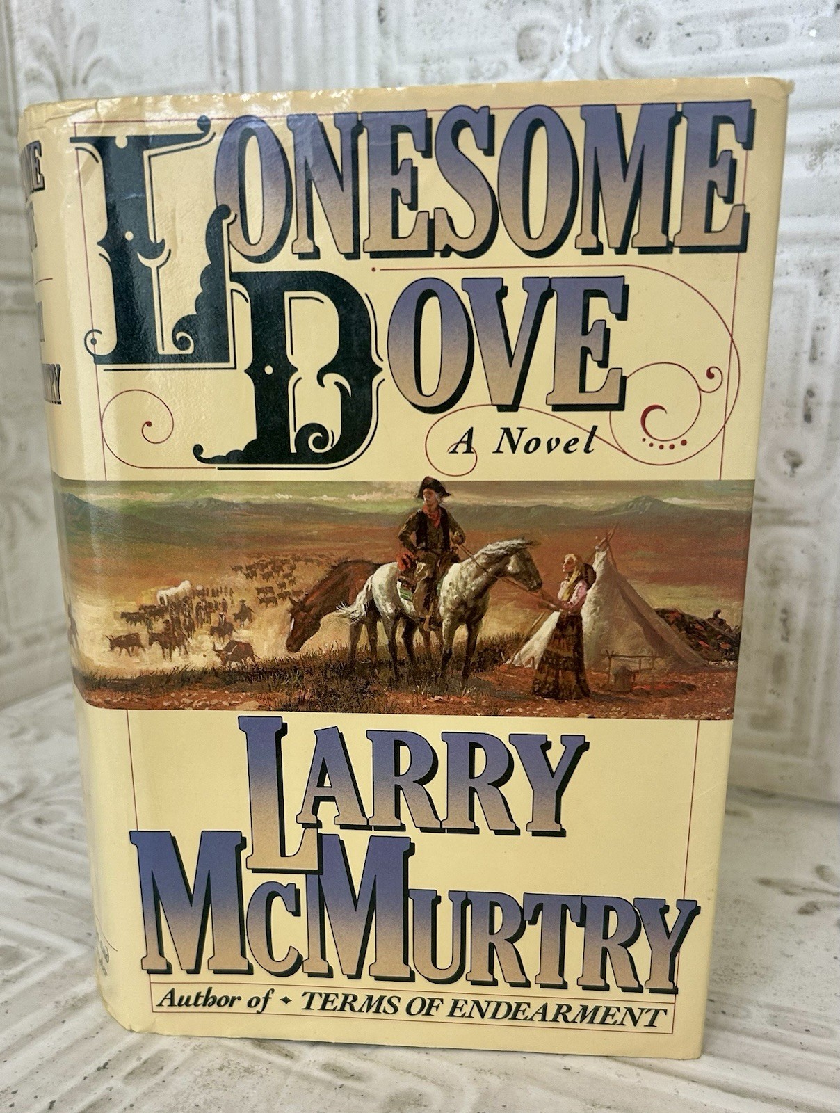 VTG Lonesome Dove Larry McMurtry 1985 First Edition Page 621 HC Early Printing