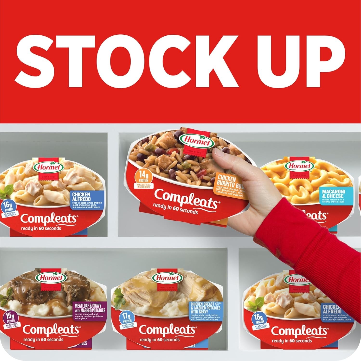 HORMEL 9oz Roast Beef & Mashed Potatoes With Gravy – Easy, Hearty Meal Pack of 6