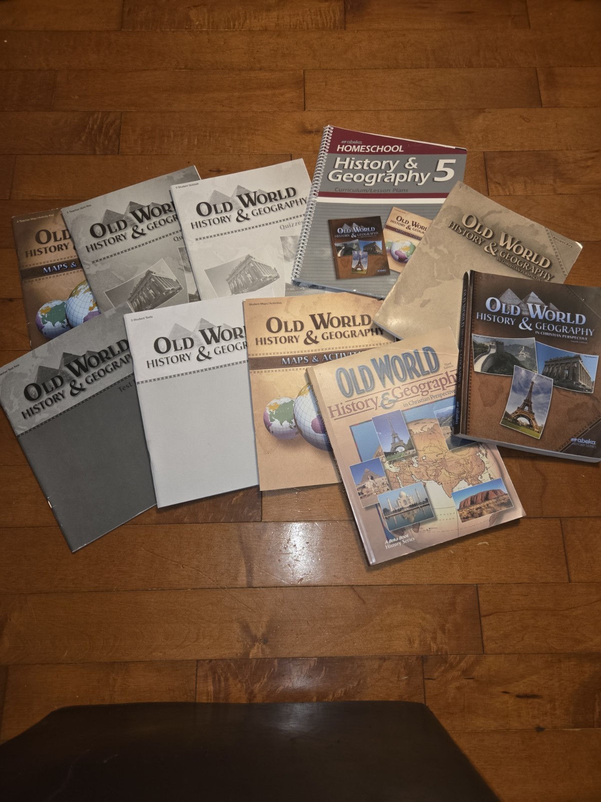 HUGE Lot Of Abeka Old World History And Geography 5th Grade Books