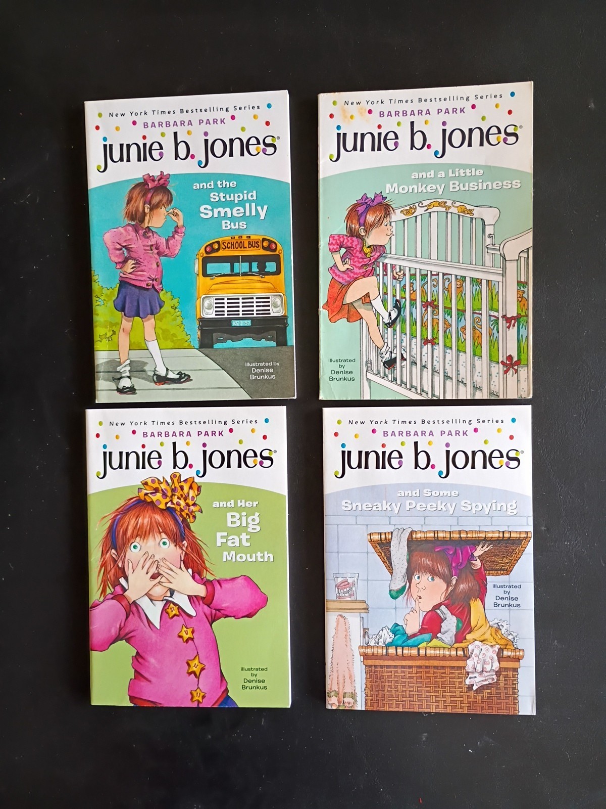 Junie B. Jones First Boxed Set Ever! : Books 1-4 by Barbara Park (2001, Box…