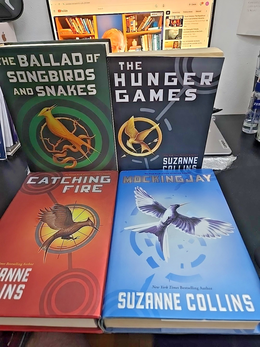 HUNGER GAMES 1-4 BOX SET (PB + HC) – by Suzanne Collins. Very Good.