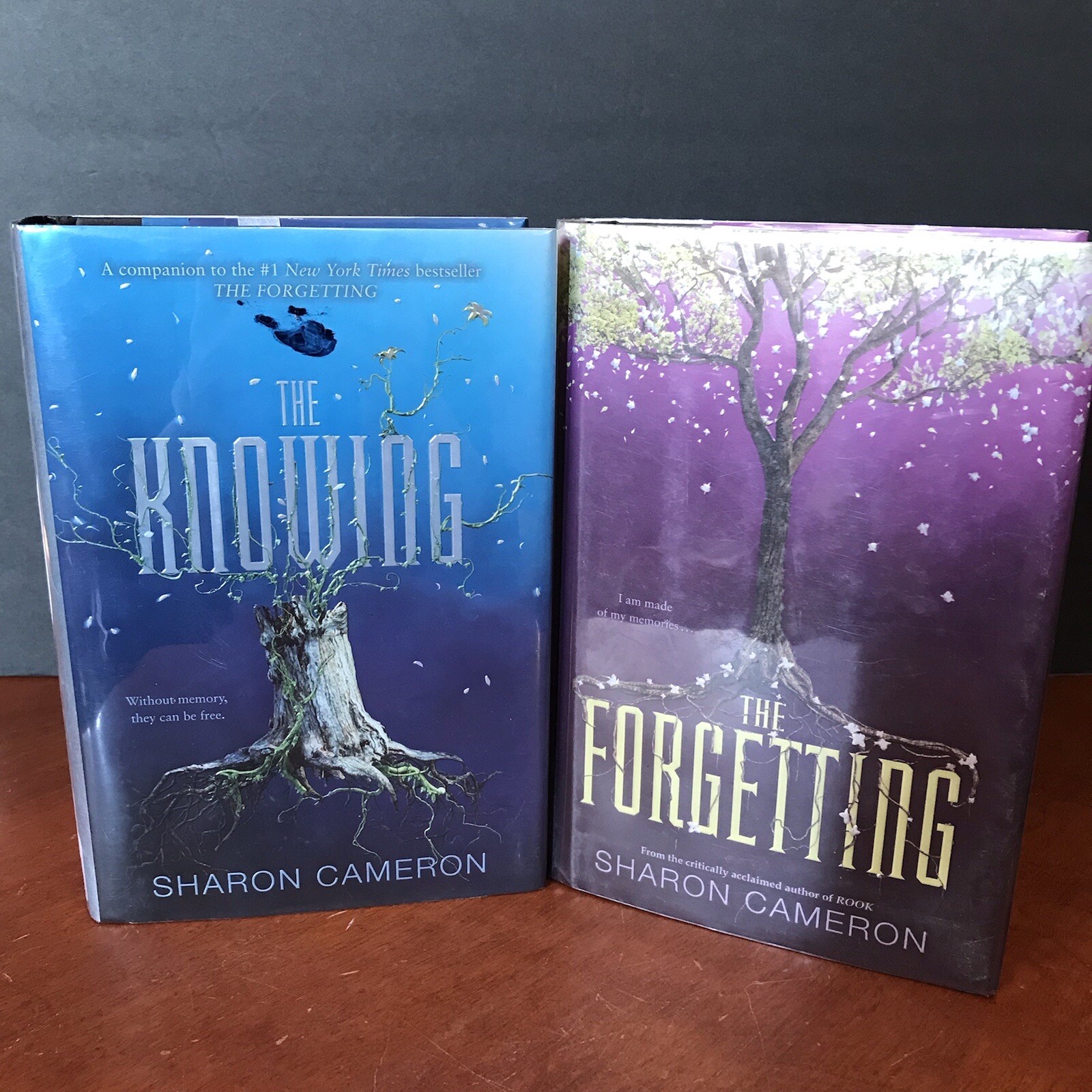 Lot: Sharon Cameron Books 1 2 Forgetting Series The Knowing Dystopian Sci Fi