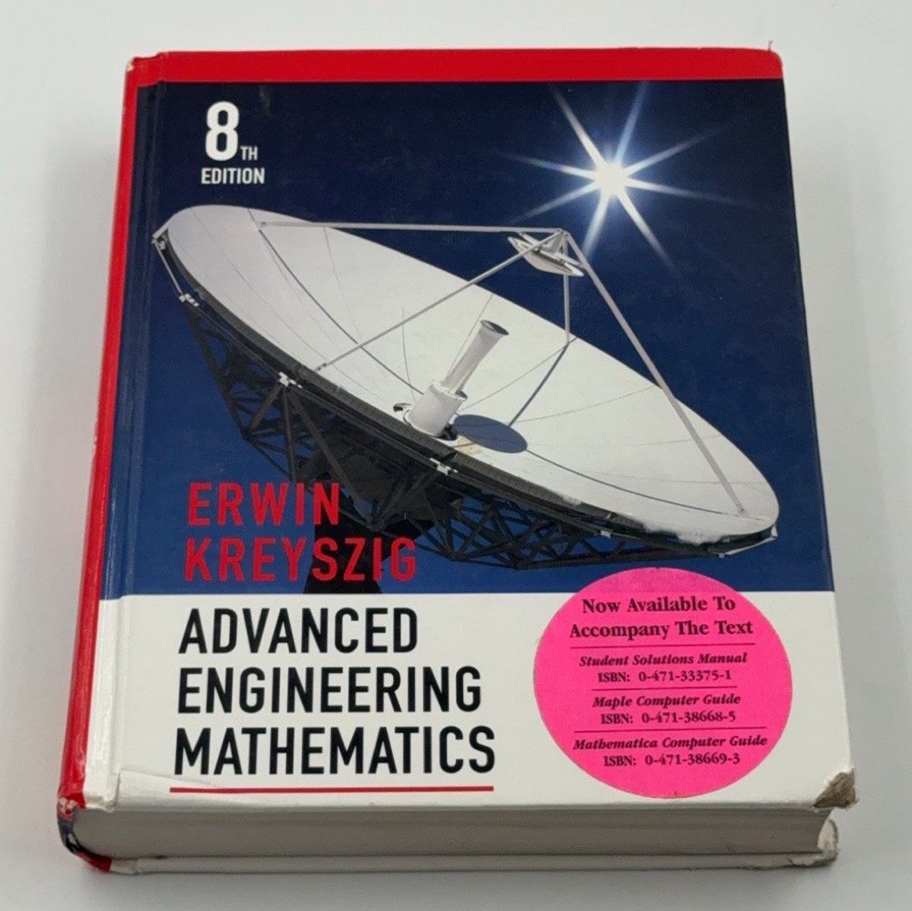 Advanced Engineering Mathematics Erwin Kreyszig 8th Edition Hardcover 1999