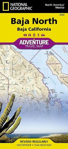 Nat Geo Maps Baja North: Baja California Map (Mexico) (Map)