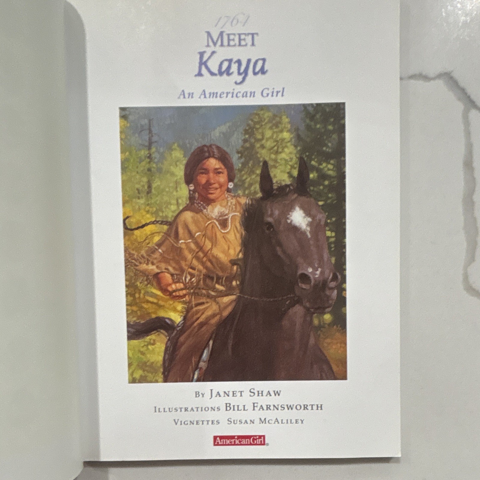 American Girl Meet Kaya PB Illustrated Janet Shaw Bill Farnsworth 2002