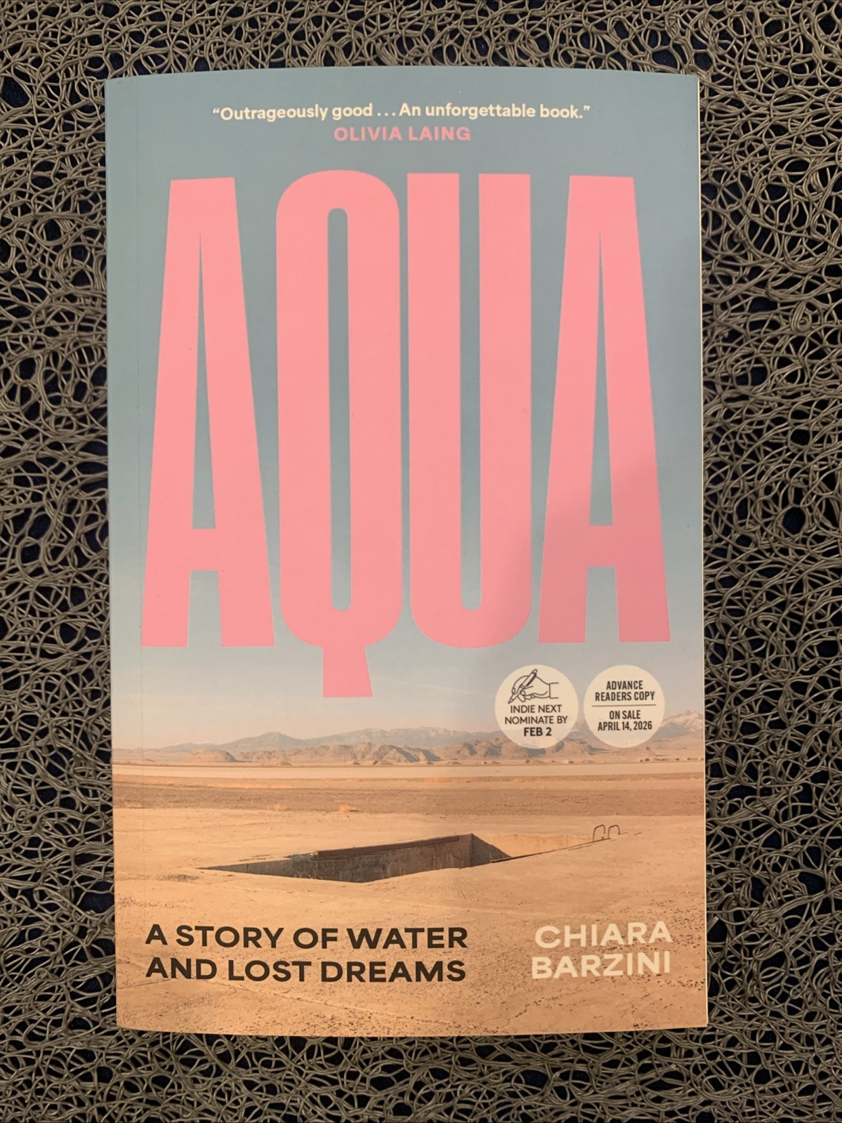 Aqua : A Story of Water and Lost Dreams by Chiara Barzini (ARC PB, 4/14/26)
