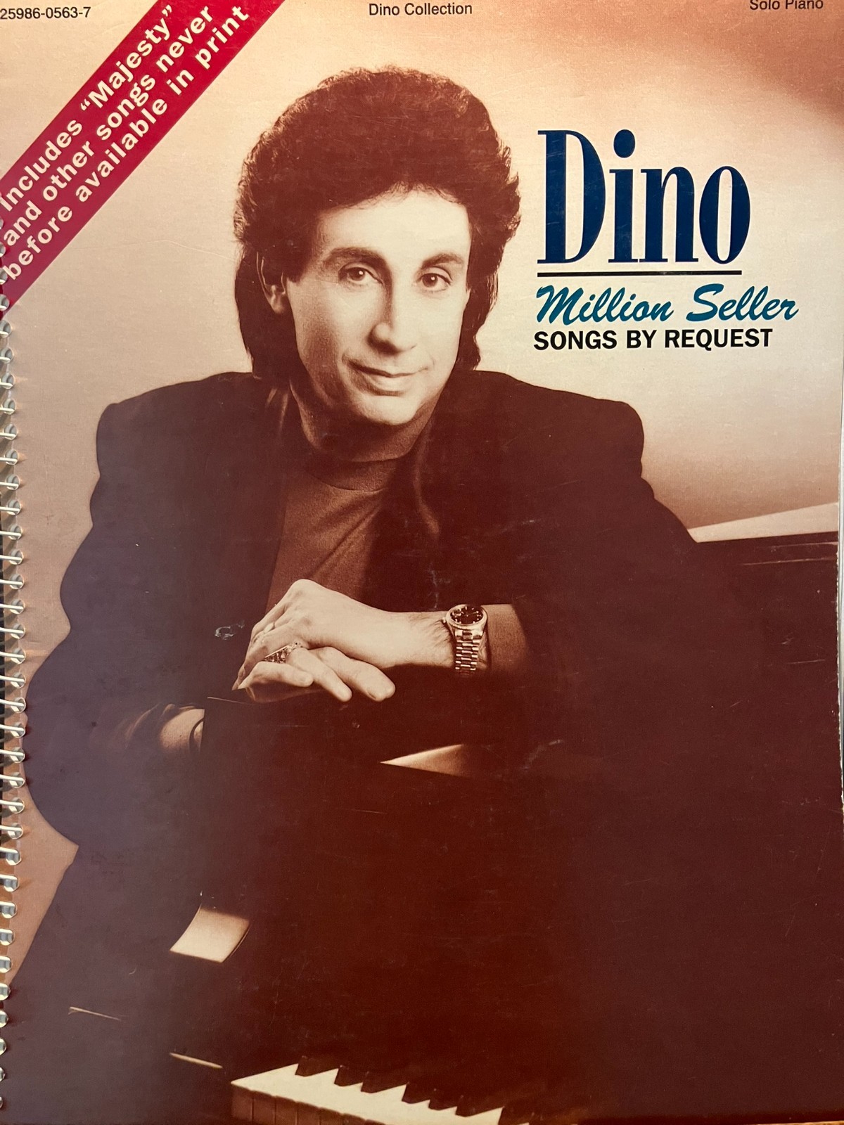 Dino Collection Million Seller Songs By Request Solo Piano Benson Music